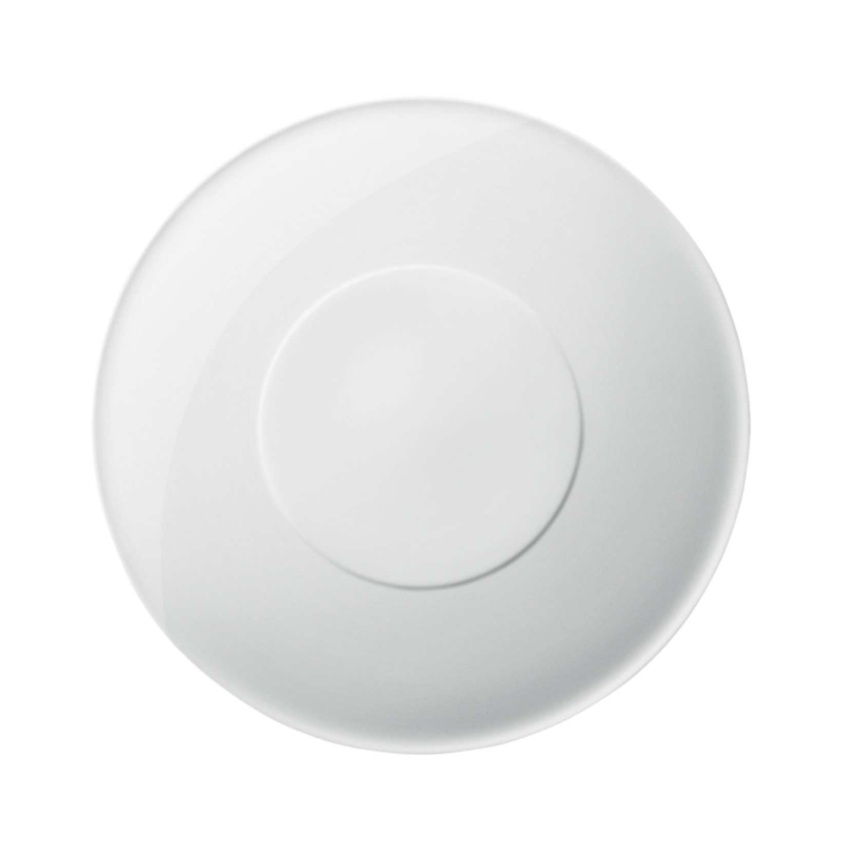 Fürstenberg, Blanc white, Dinner plate with raised center rim