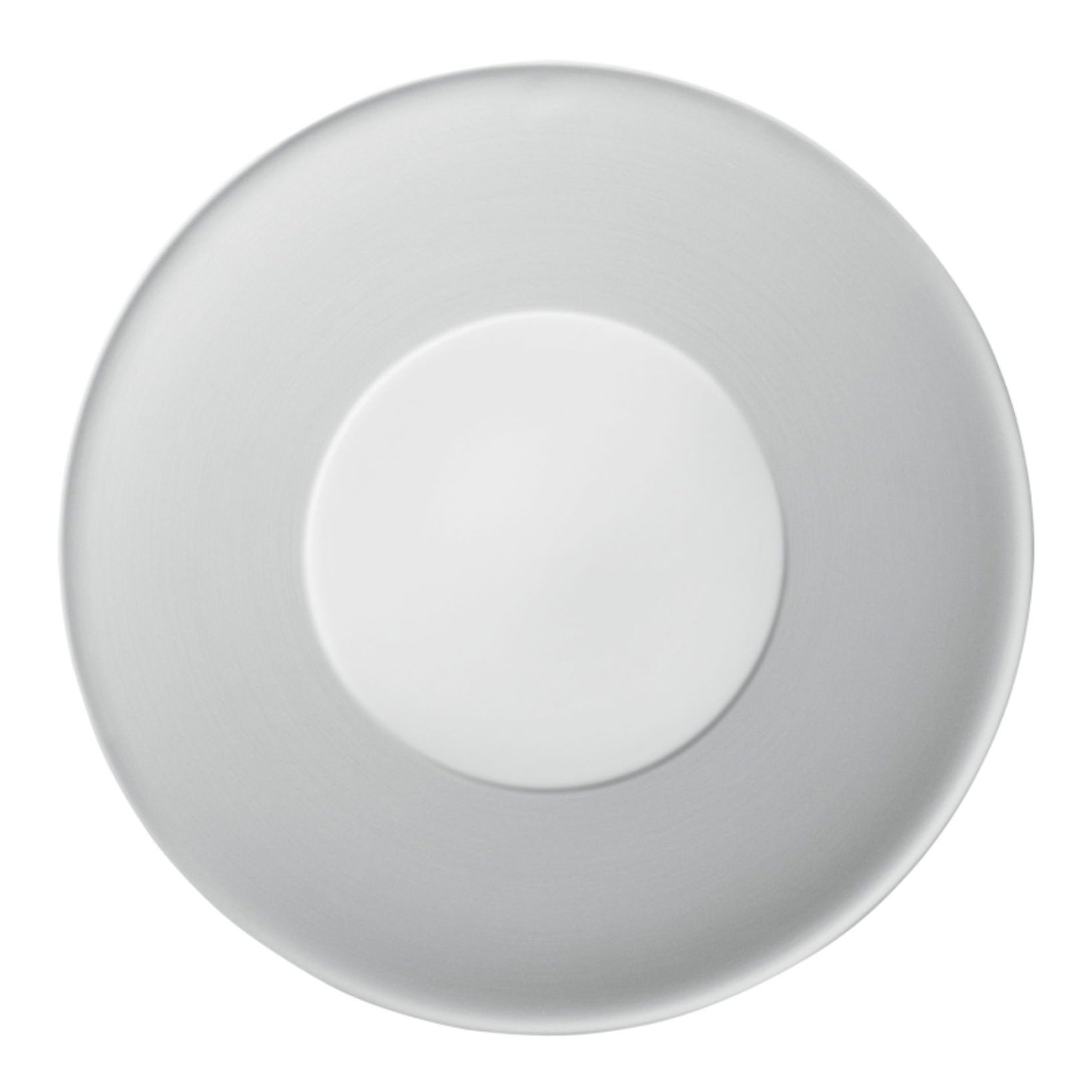 Fürstenberg, Blanc white, Dinner plate with raised center rim