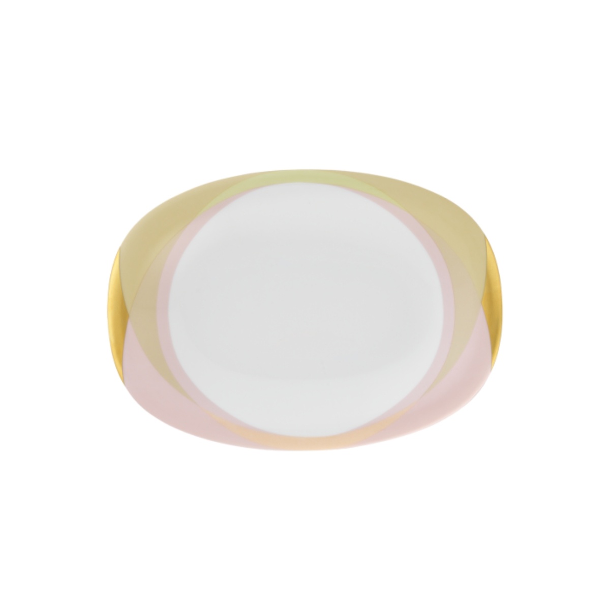 Fürstenberg, Fluen shifting colors, Oval platter, small