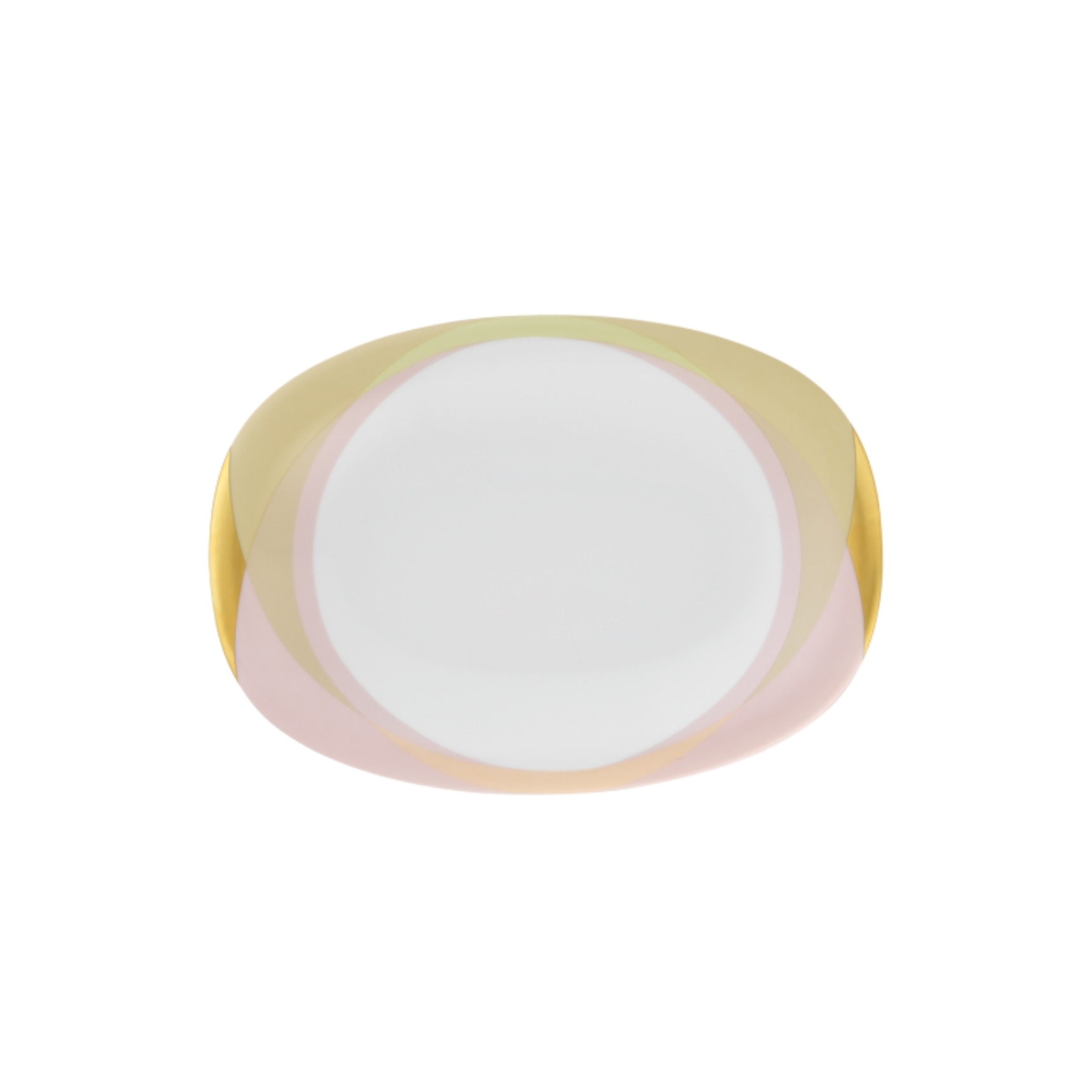 Fürstenberg, Fluen shifting colors, Oval platter, small