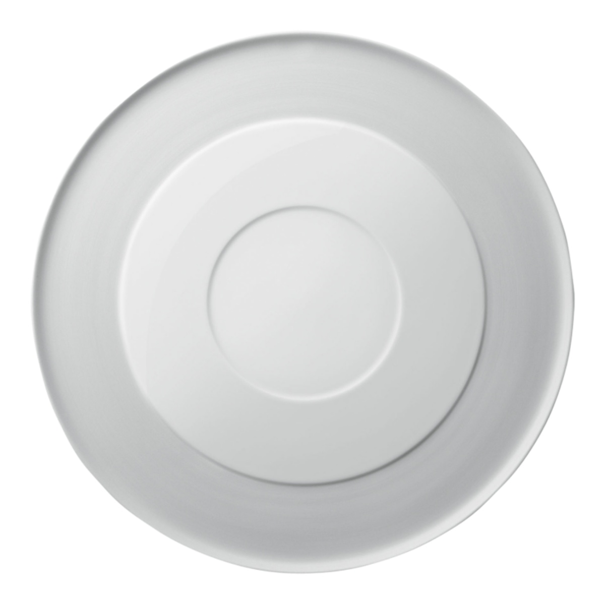 Fürstenberg, Blanc white, Dinner plate with raised center rim