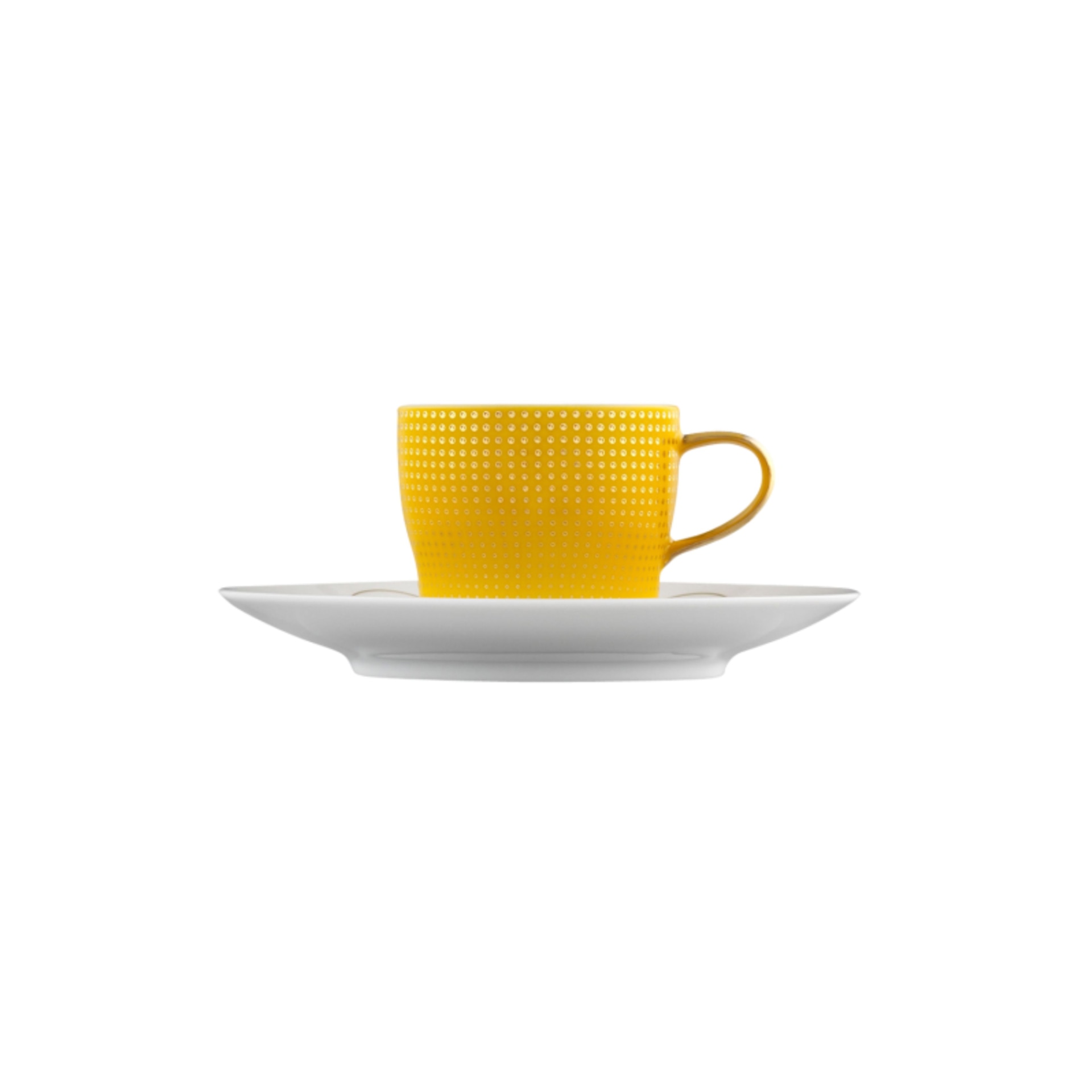 Fürstenberg, Auréole clair de lune, Espresso cup and saucer, yellow