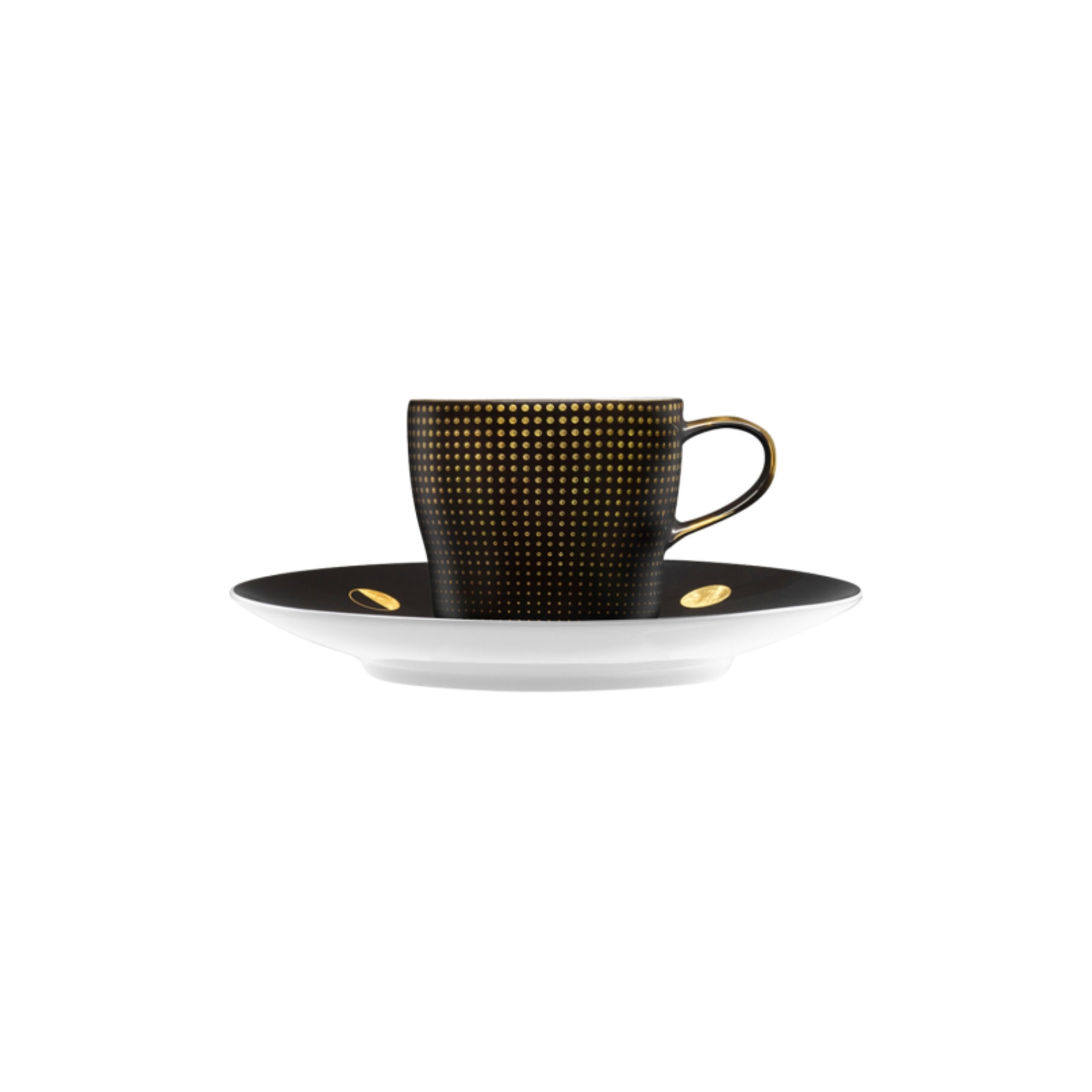Fürstenberg, Auréole clair de lune, Espresso cup and saucer, black