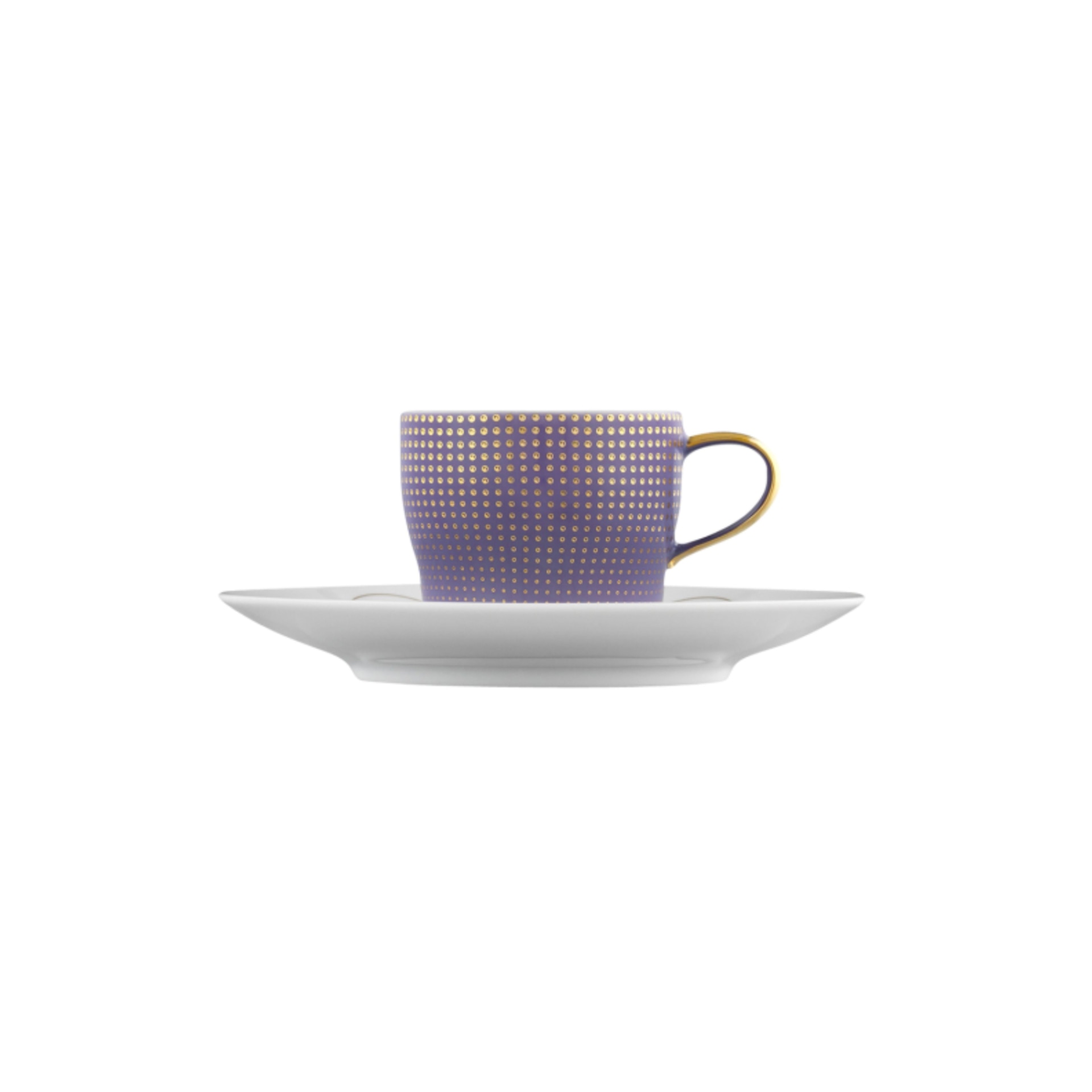 Fürstenberg, Auréole clair de lune, Espresso cup and saucer, violet