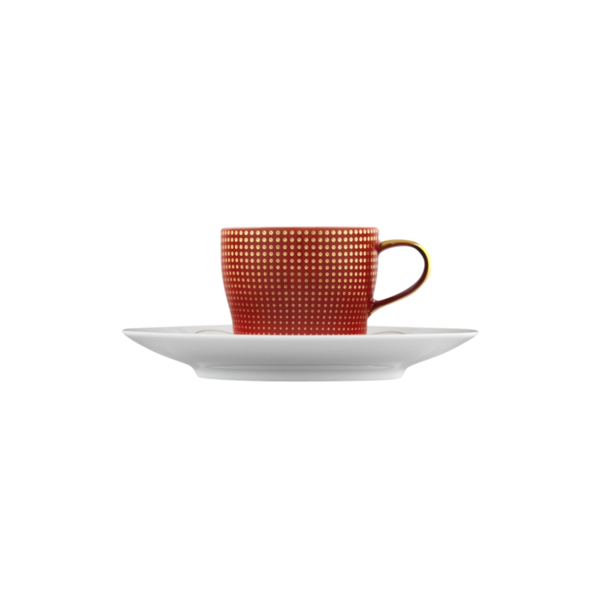 Fürstenberg, Auréole clair de lune, Espresso cup and saucer, red