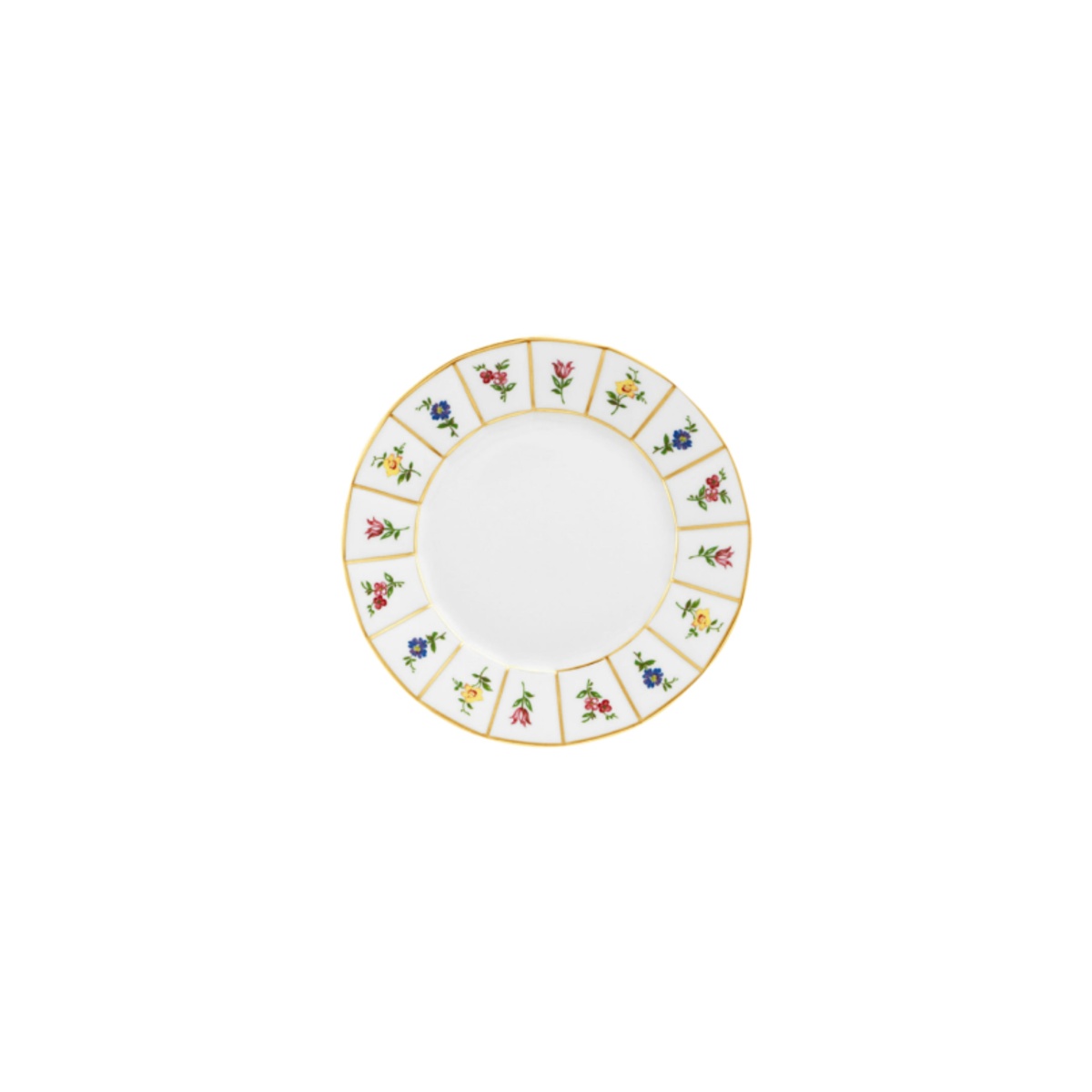 Fürstenberg, Grecque mille fleurs, Bread plate
