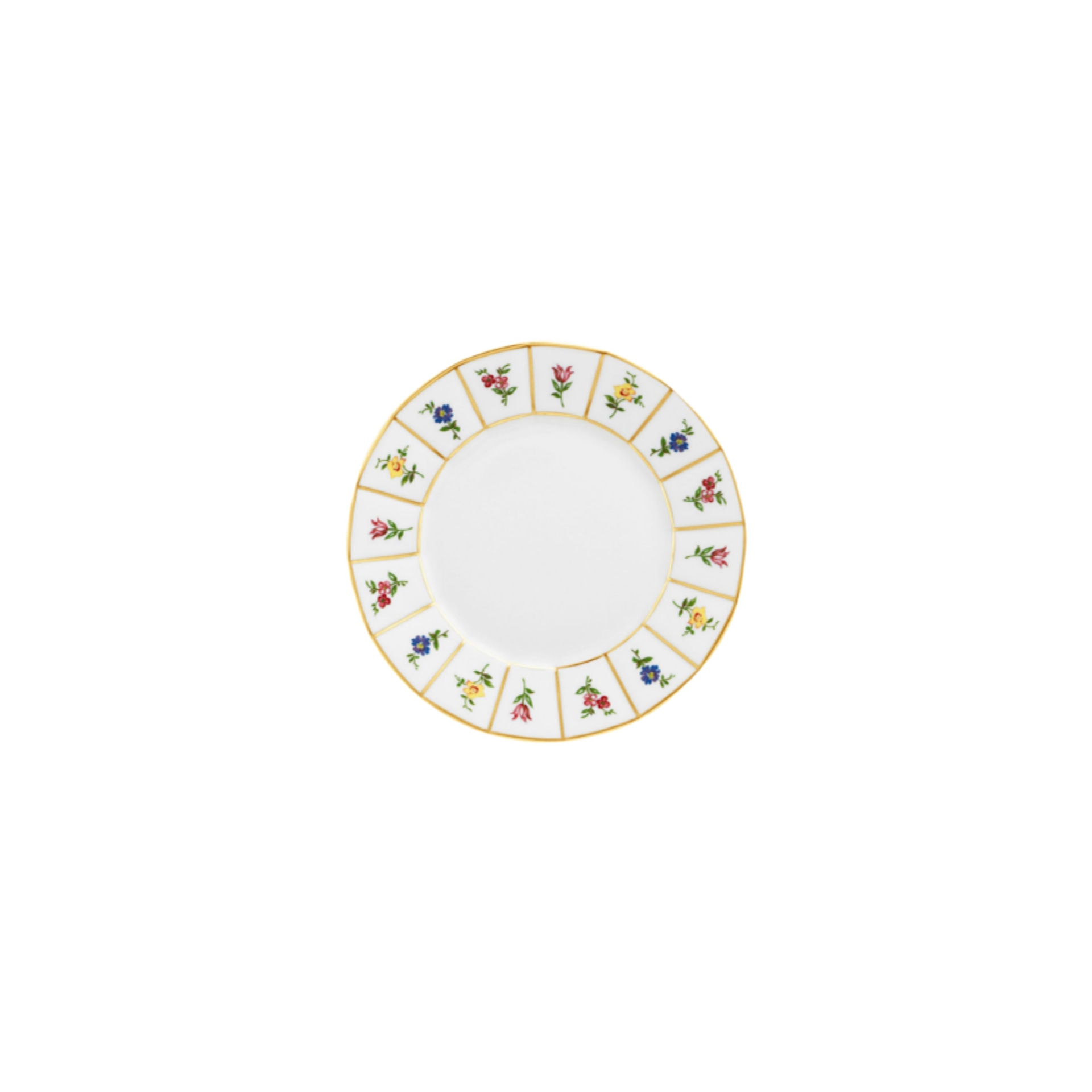 Fürstenberg, Grecque mille fleurs, Bread plate