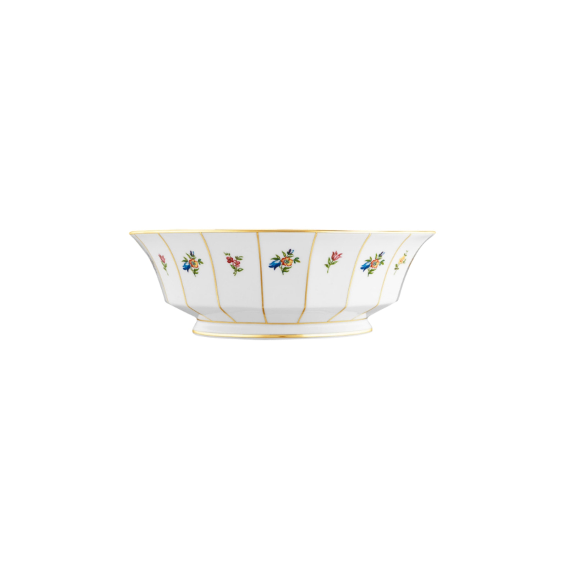 Fürstenberg, Grecque mille fleurs, Salad bowl, medium