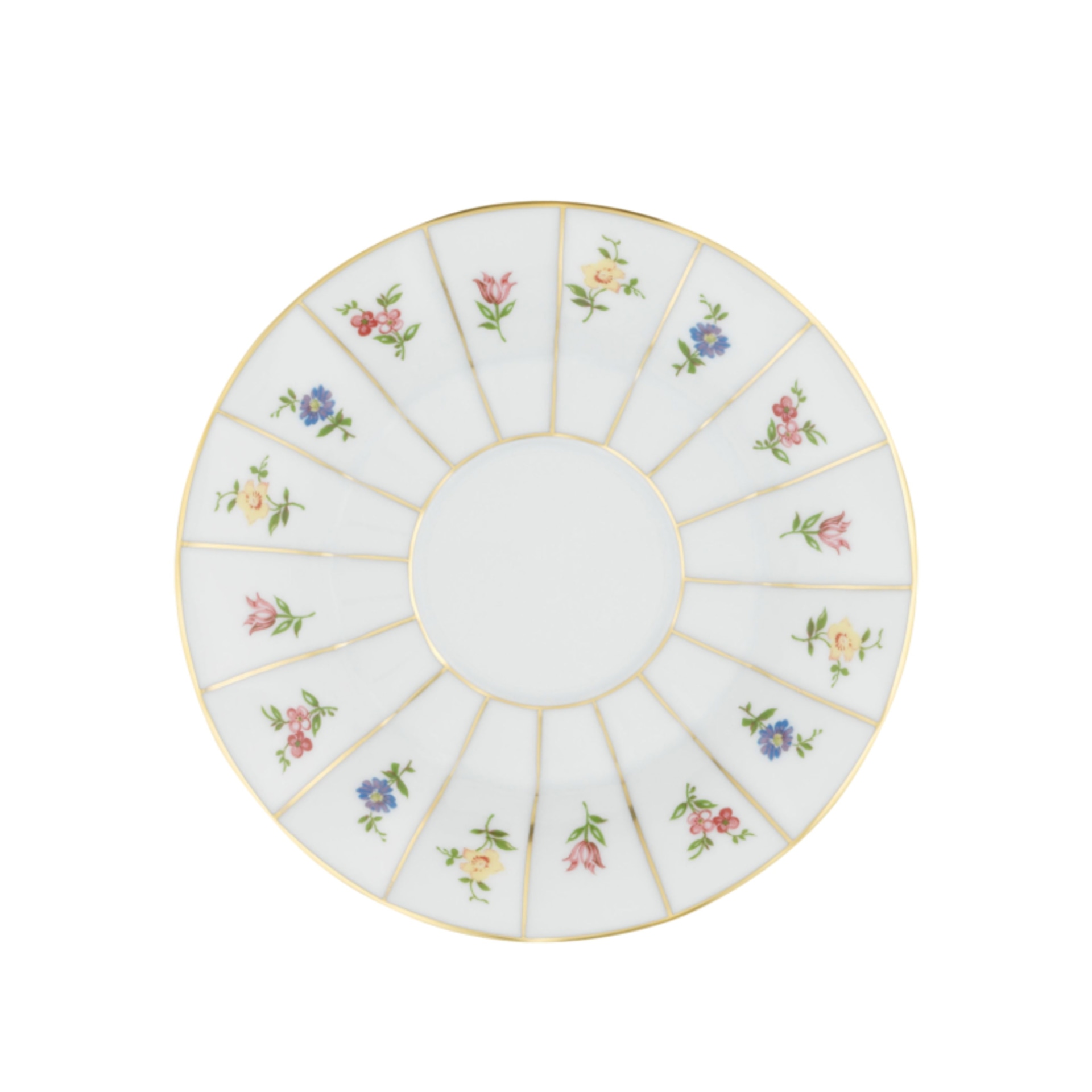 Fürstenberg, Grecque mille fleurs, Coffee/tea saucer