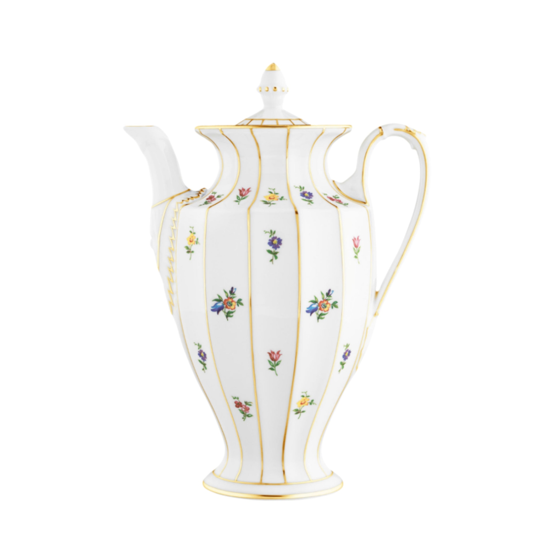Fürstenberg, Grecque mille fleurs, Coffeepot