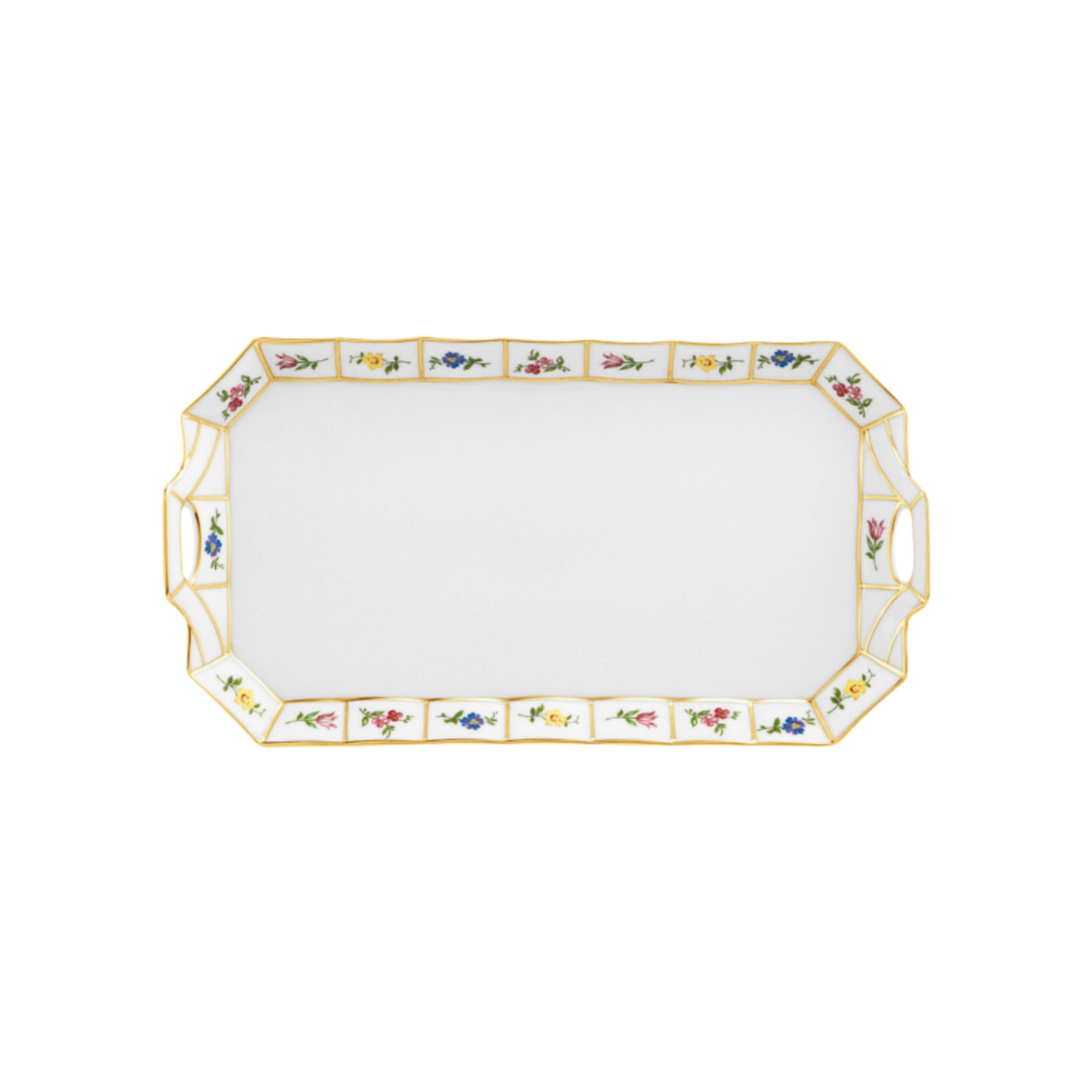 Fürstenberg, Grecque mille fleurs, Milk/sugar tray