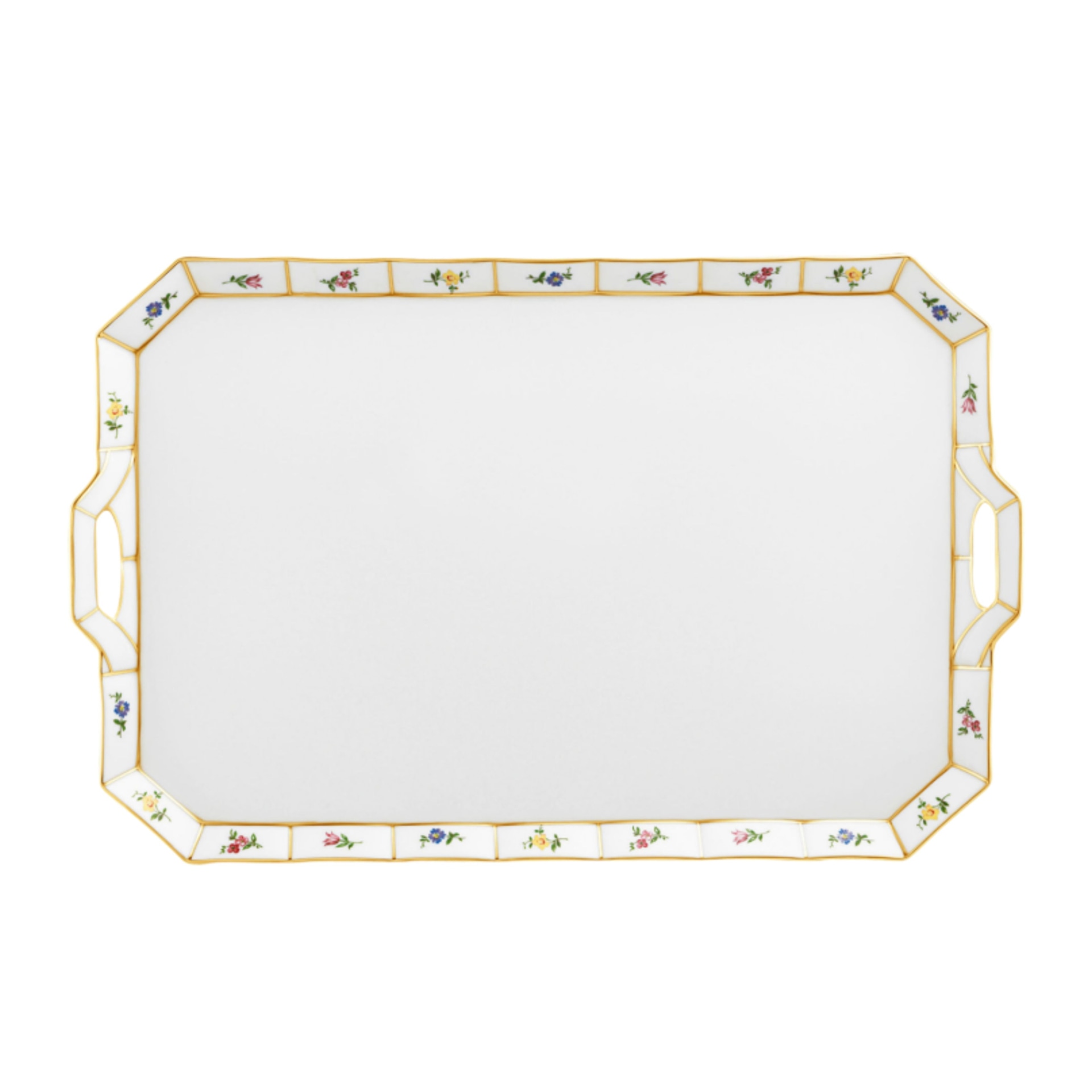 Fürstenberg, Grecque mille fleurs, Platter