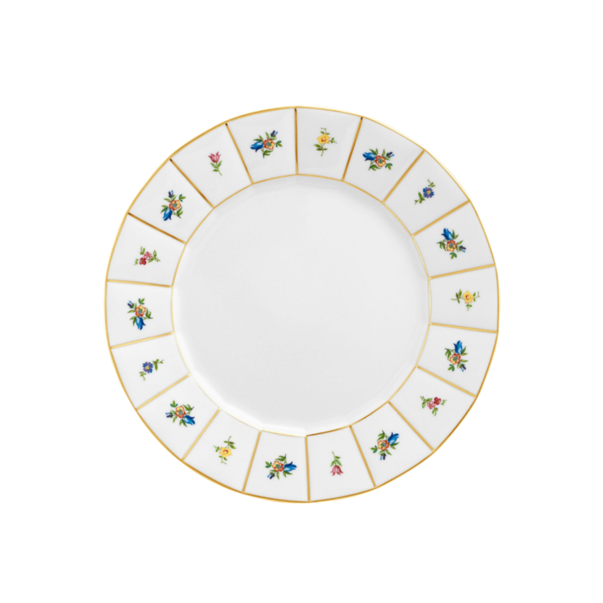 Fürstenberg, Grecque mille fleurs, Dinner plate, medium