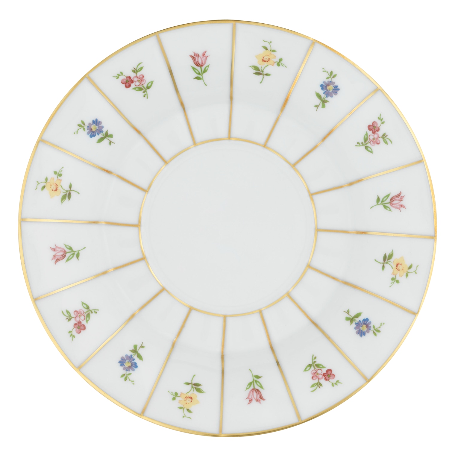 Fürstenberg, Grecque mille fleurs, Soup saucer