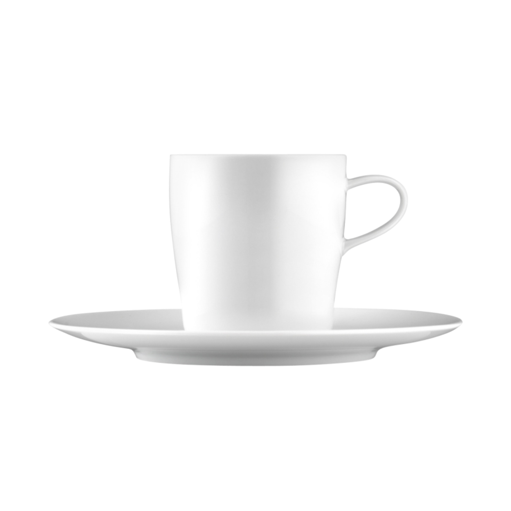 Fürstenberg, Auréole white, Coffee cup and saucer