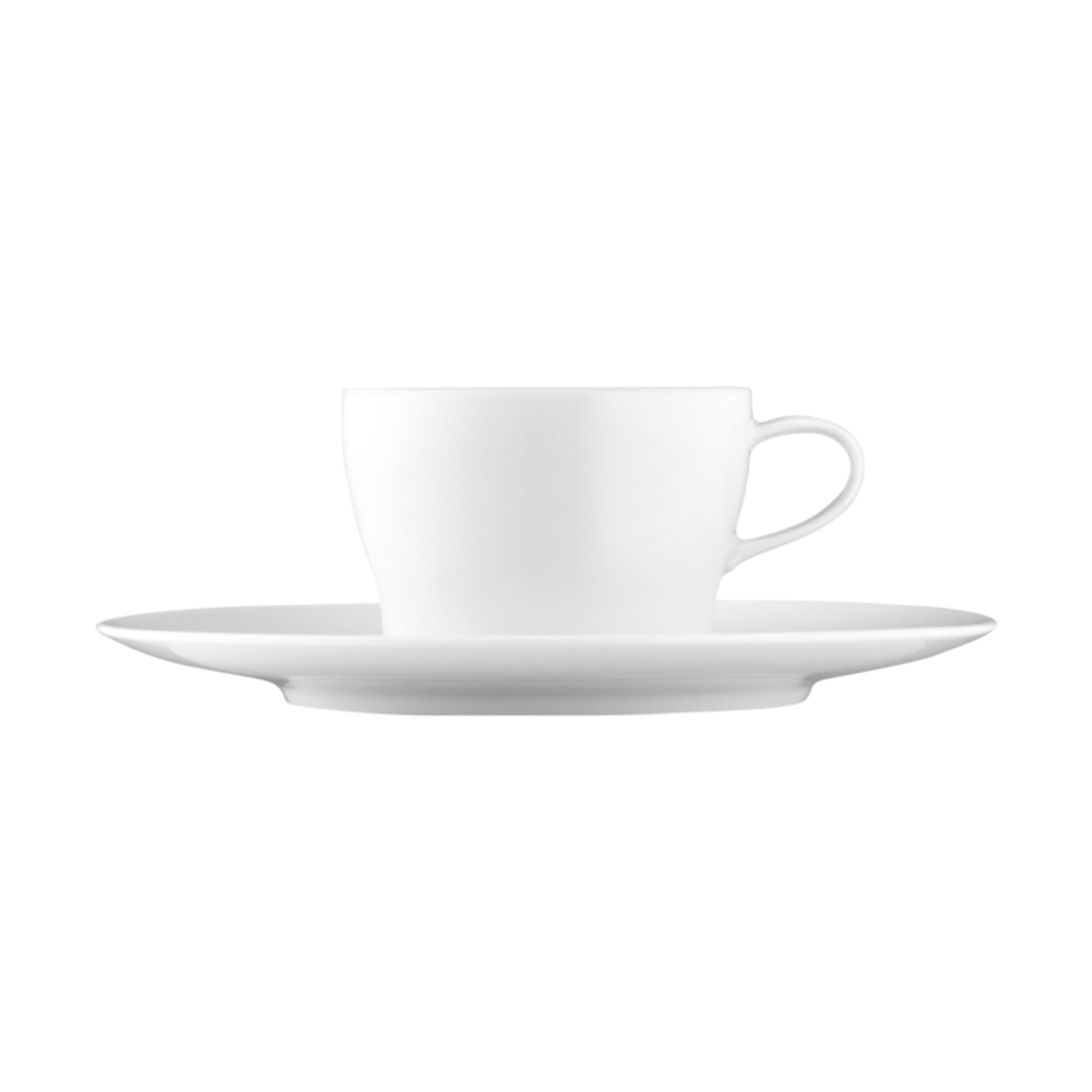 Fürstenberg, Auréole white, Tea cup and saucer