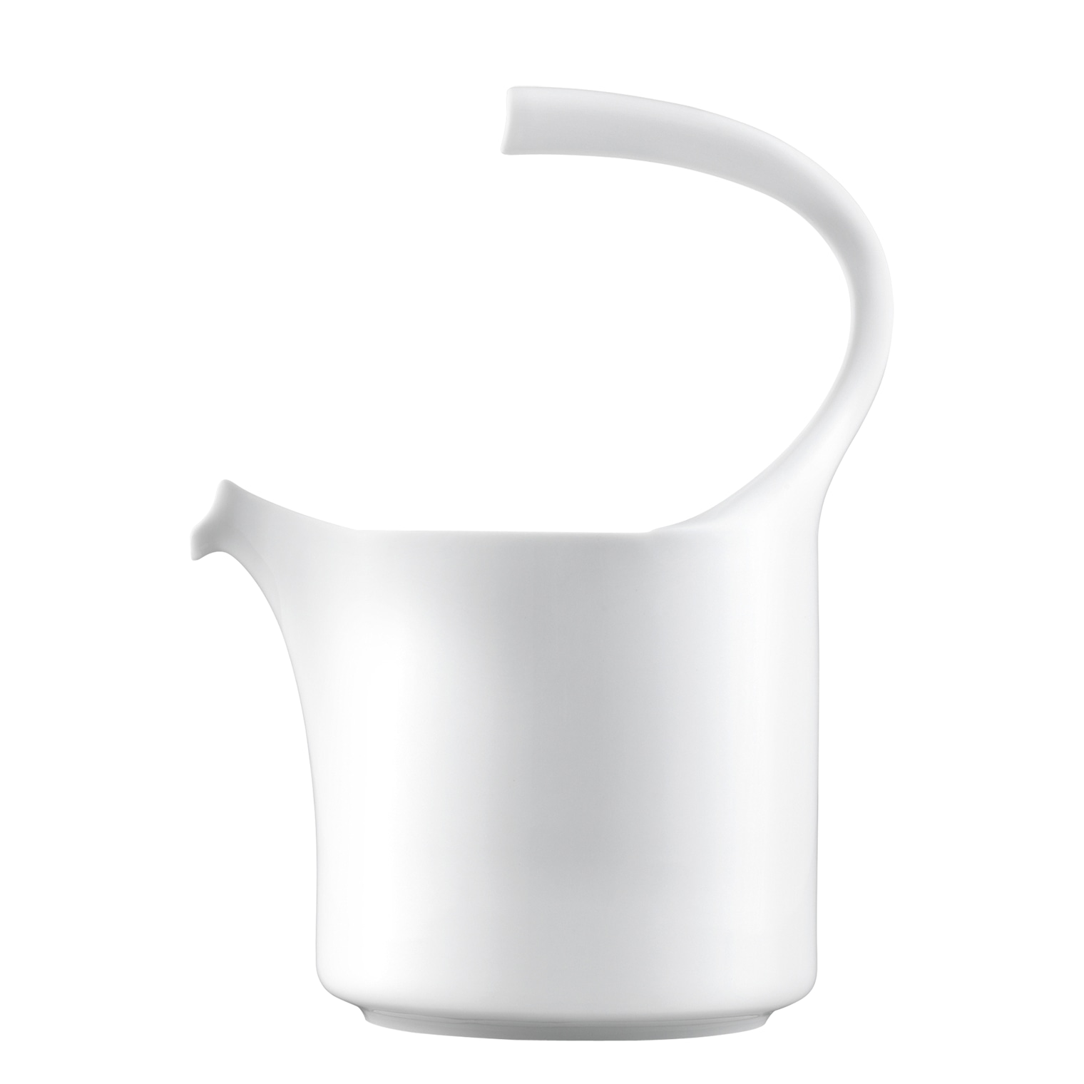 Fürstenberg, Auréole white, Teapot with tea strainer