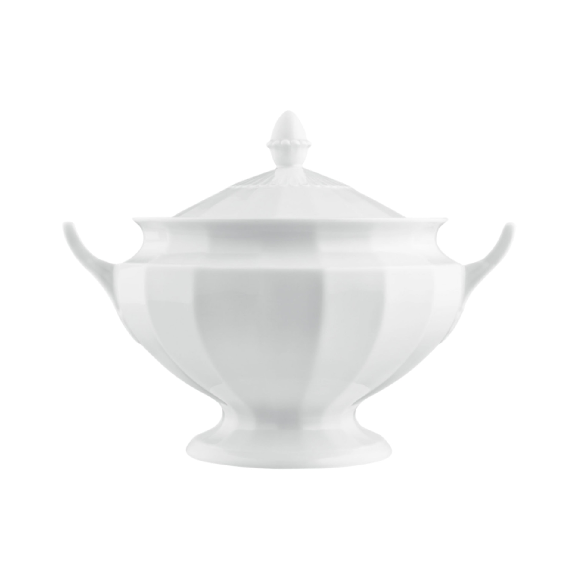 Fürstenberg, Grecque white, Casserole with lid