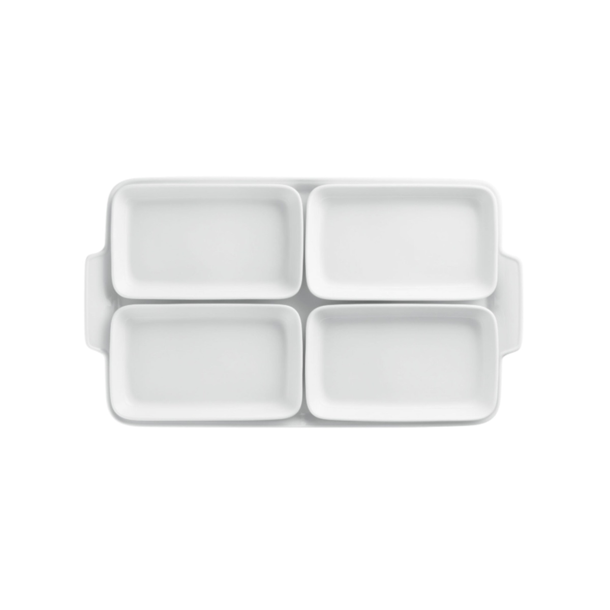 Fürstenberg, Wagenfeld white, Partitioned dish, 5 pieces