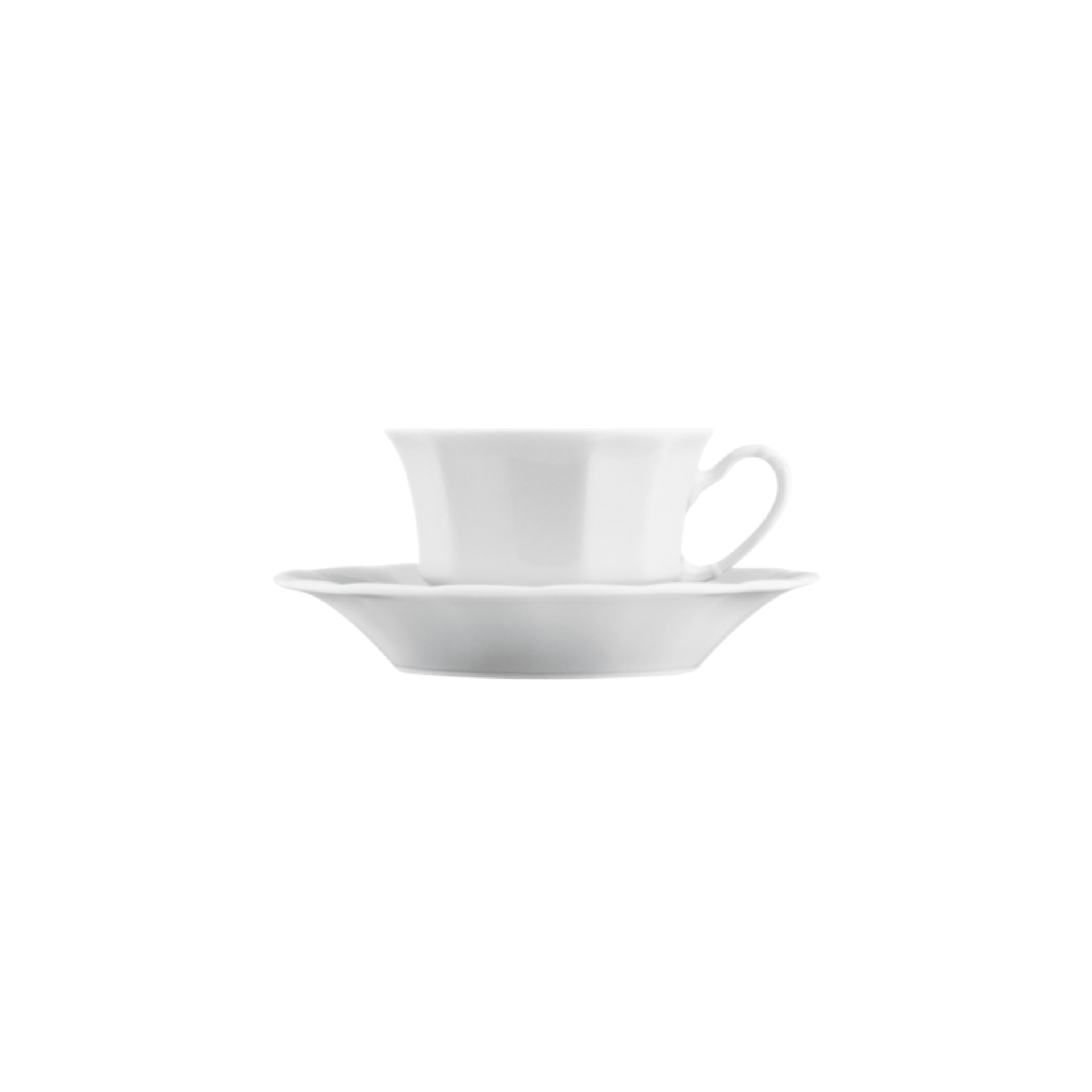 Fürstenberg, Grecque white, Espresso cup and saucer