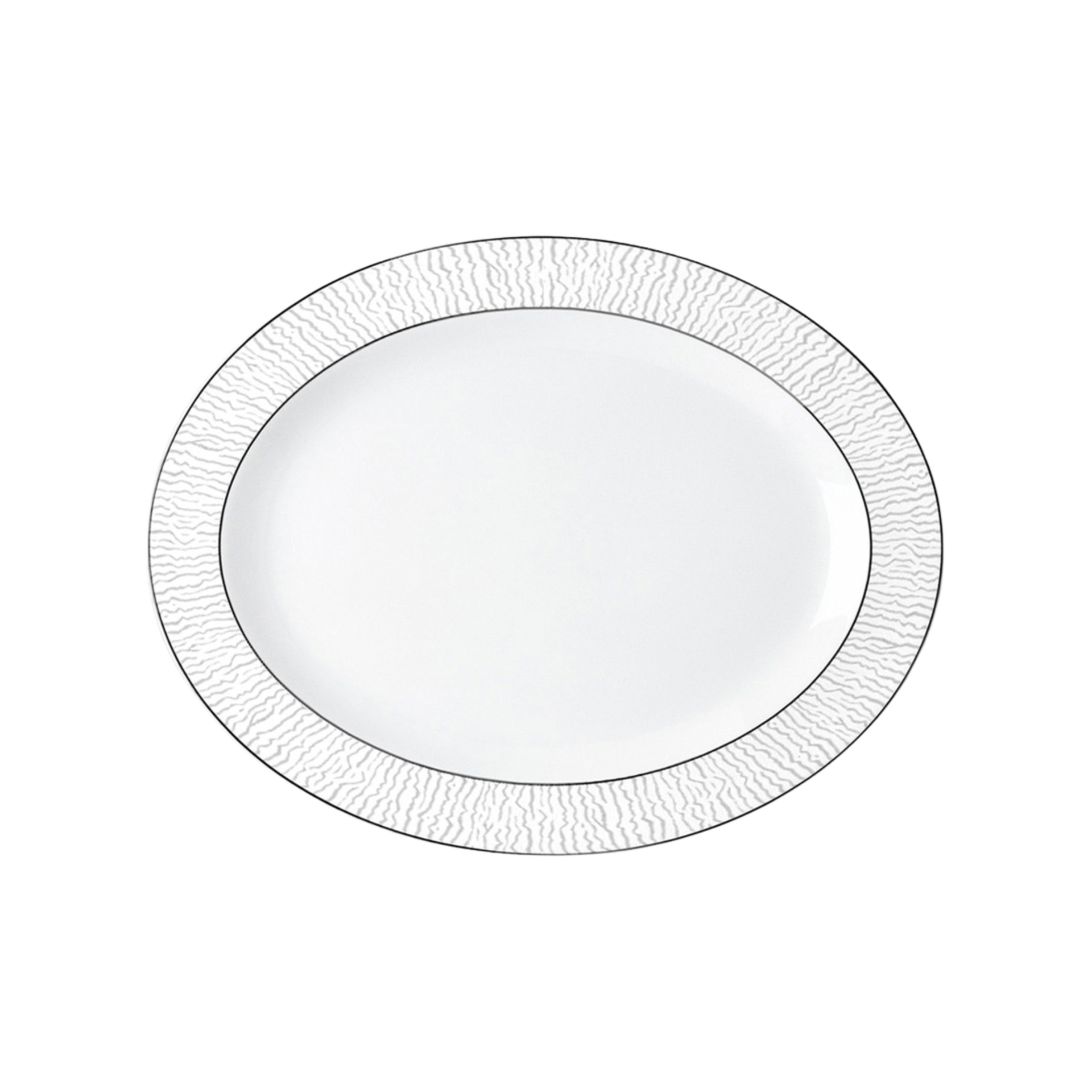 Bernardaud, Dune platine, Oval platter, small