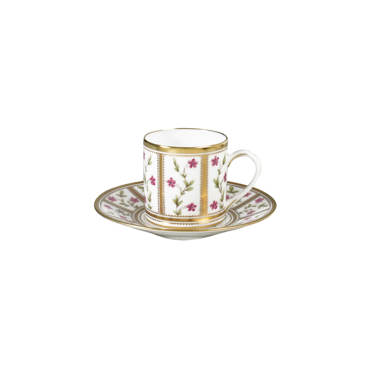 Bernardaud, Roseraie, Coffee cup and saucer