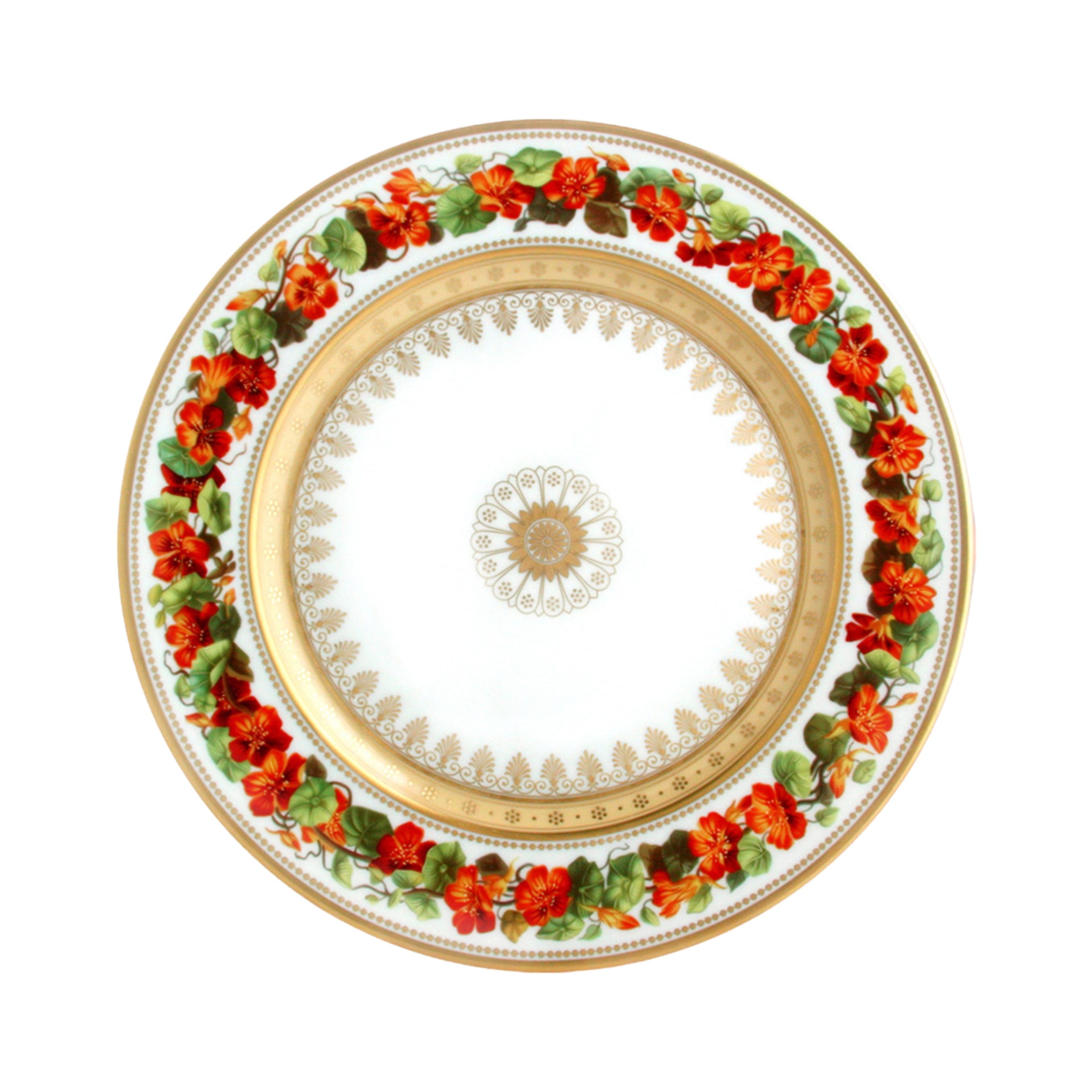 Bernardaud, Botanique, Dinner plate, nasturium