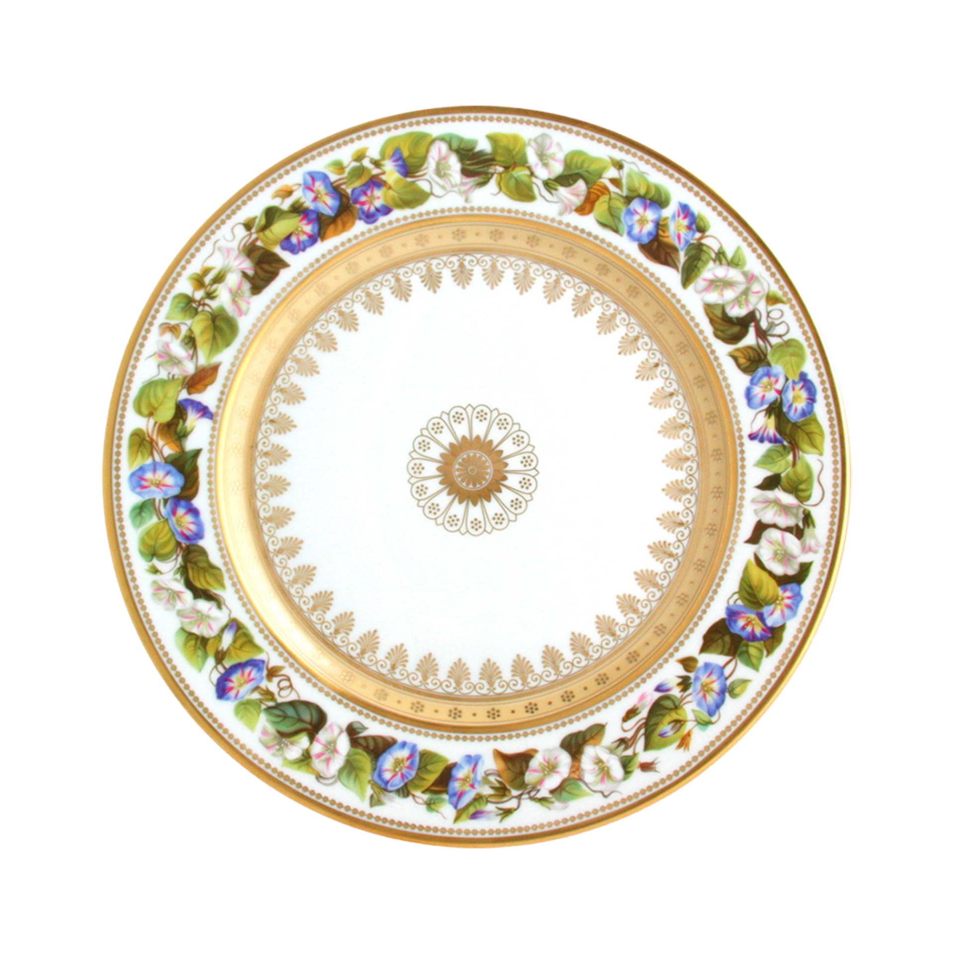 Bernardaud, Botanique, Dinner plate, morning glory
