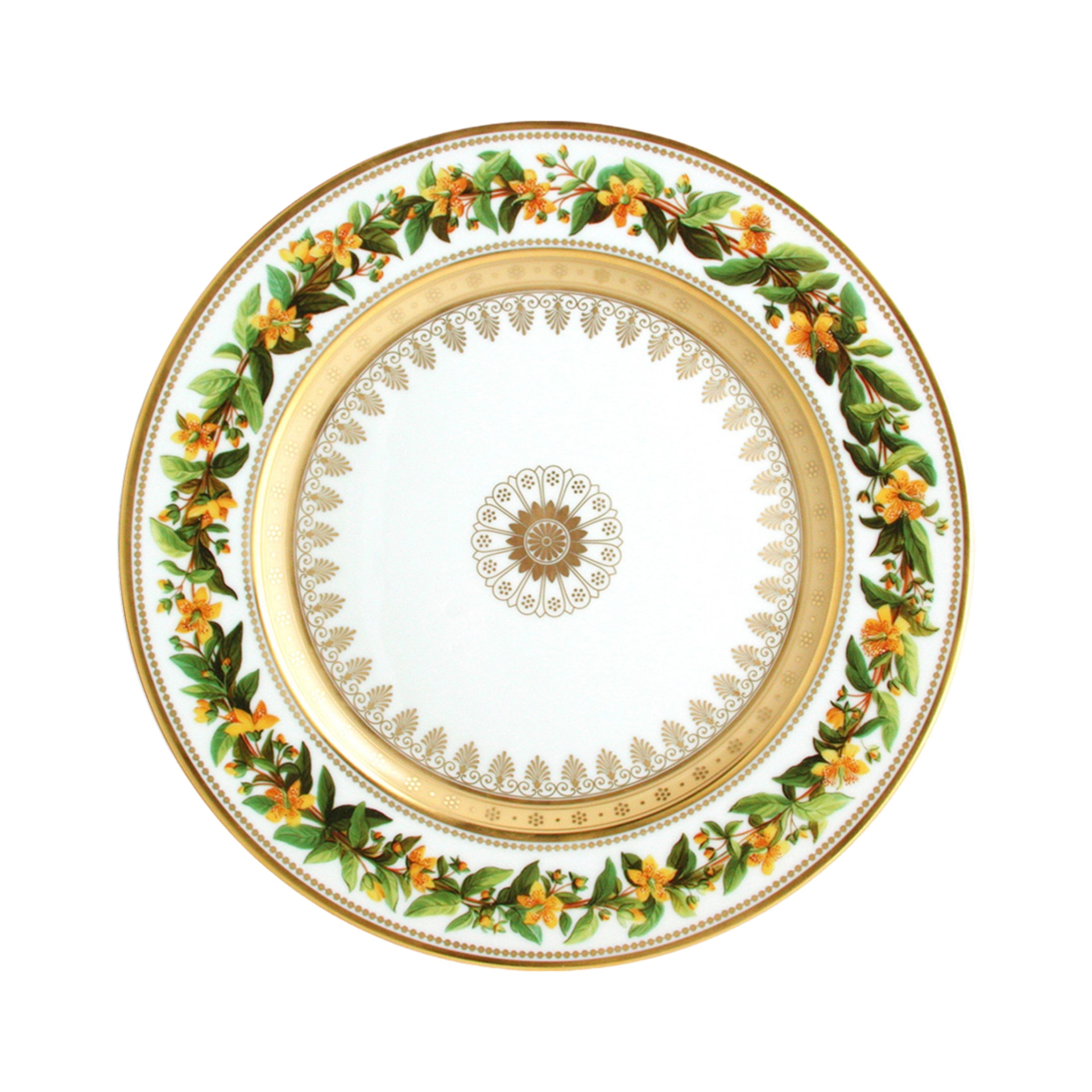 Bernardaud, Botanique, Dinner plate, st john’s wort