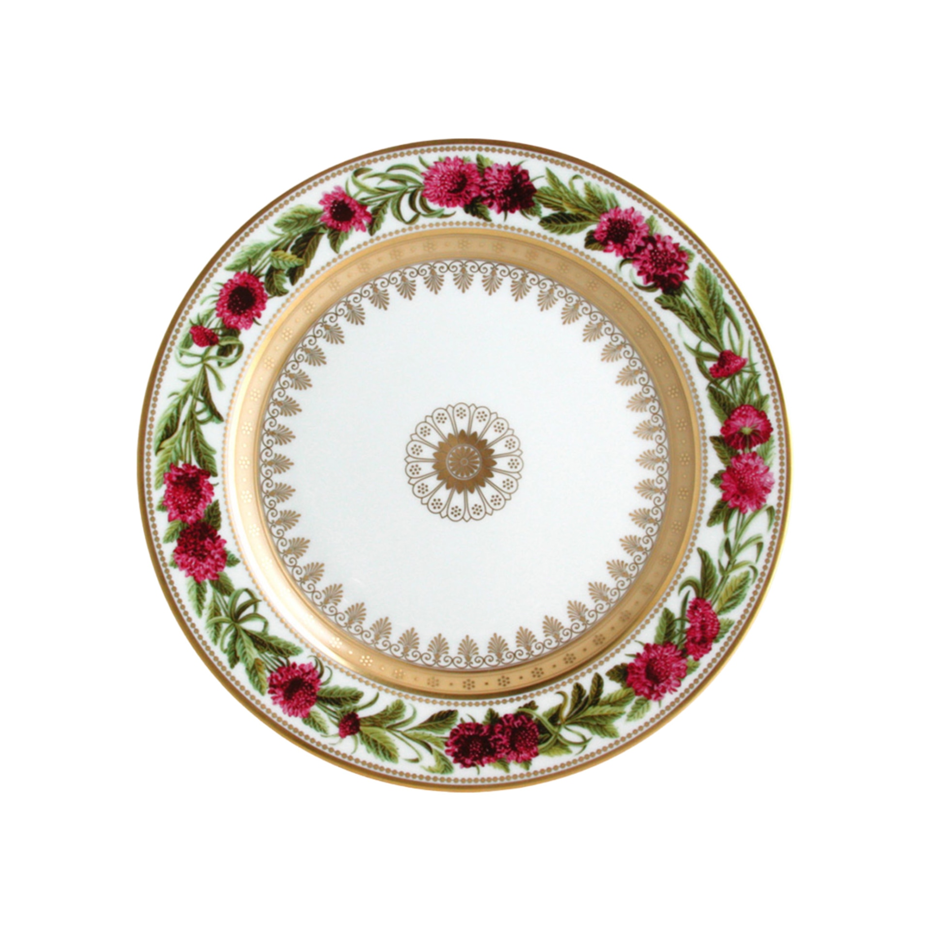 Bernardaud, Botanique, Salad plate, scabiosa