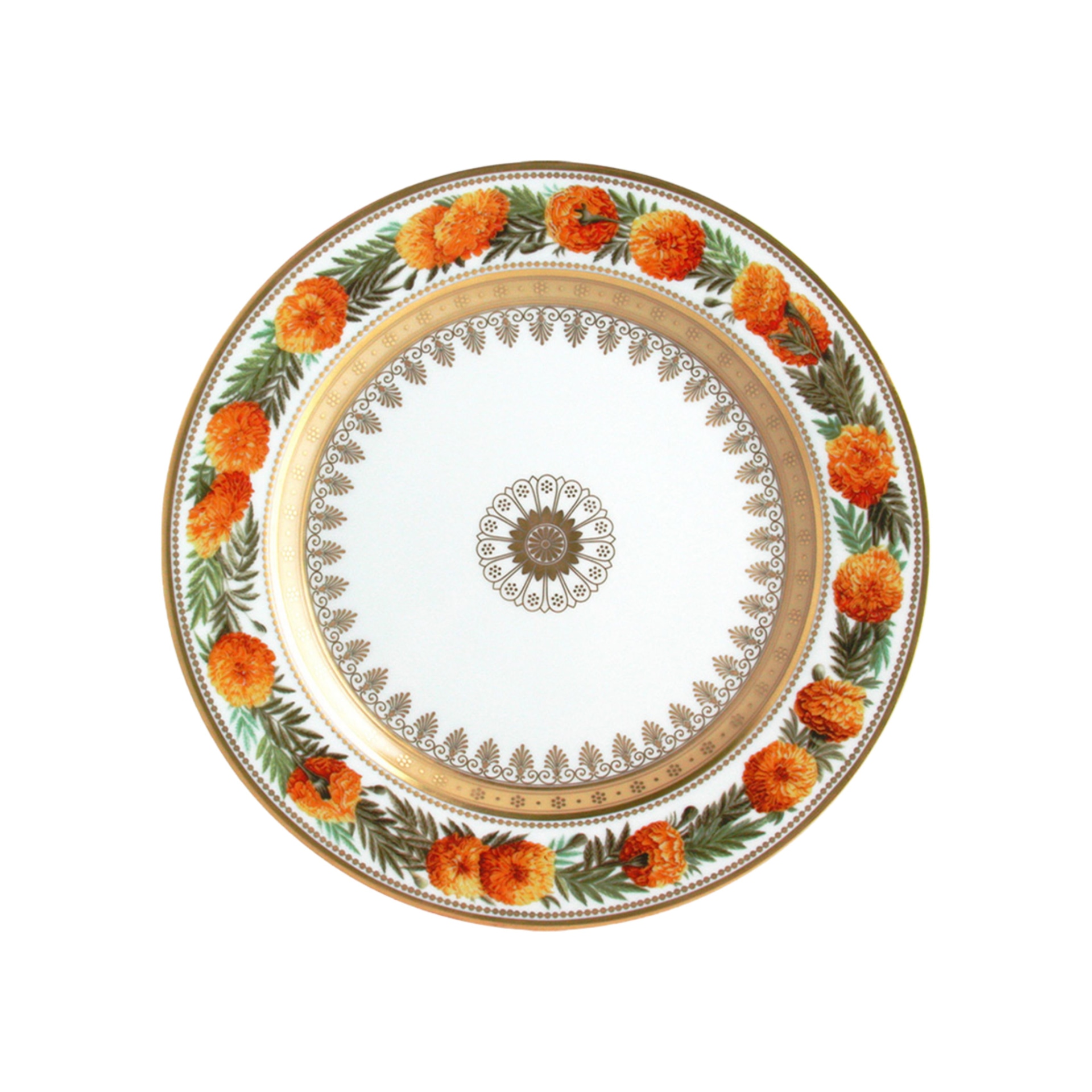Bernardaud, Botanique, Salad plate, marigold