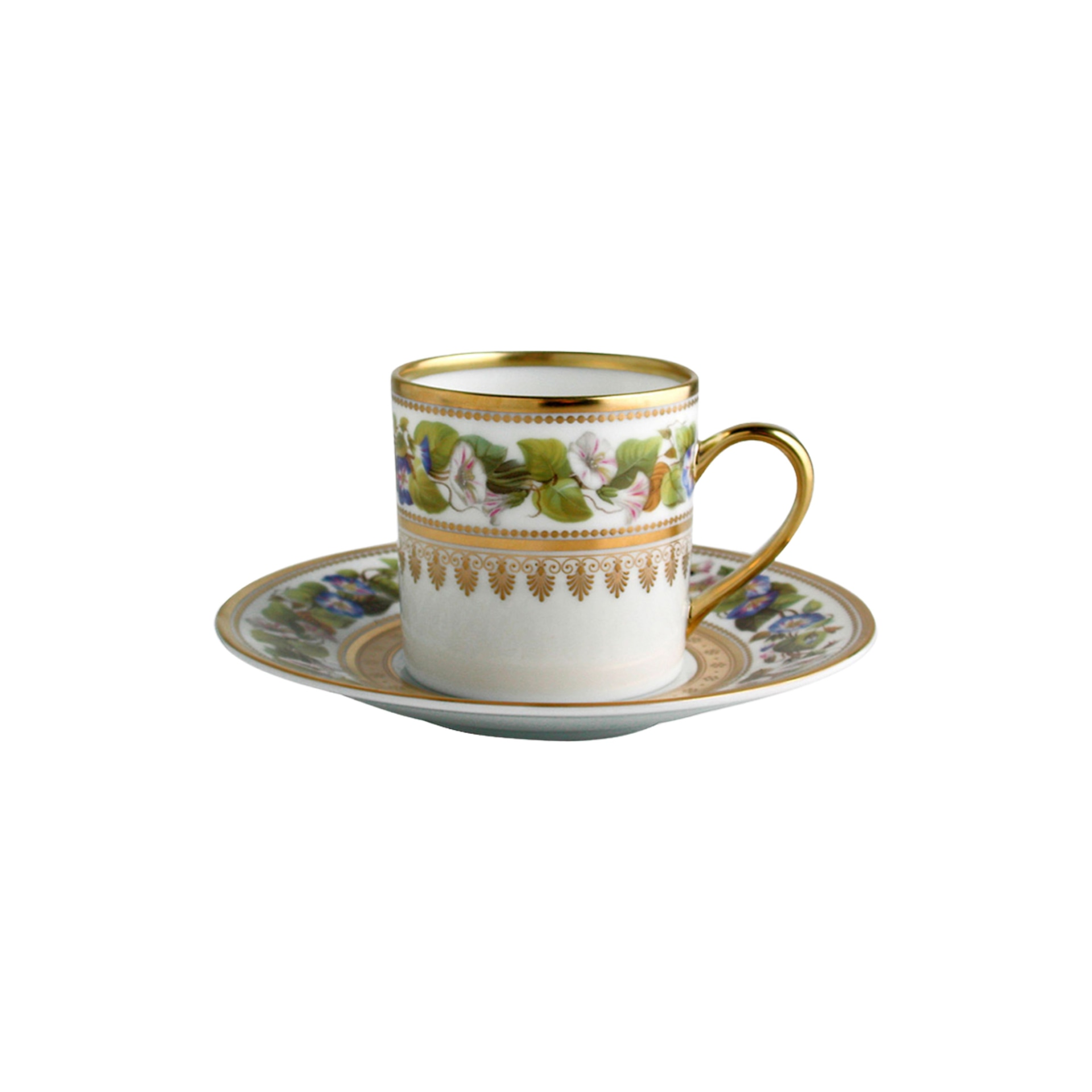 Bernardaud, Botanique, Coffee cup and saucer