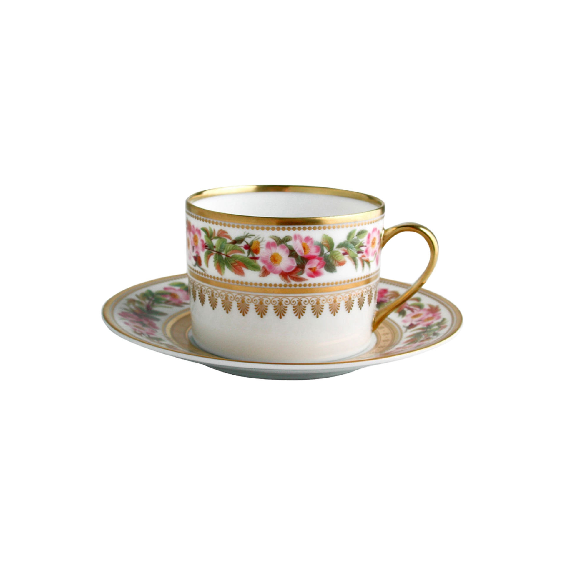 Bernardaud, Botanique, Tea cup and saucer