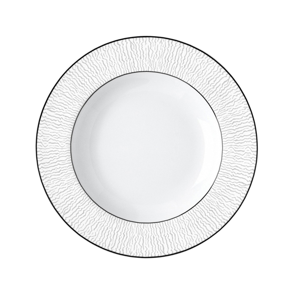 Bernardaud, Dune platine, Rim soup plate