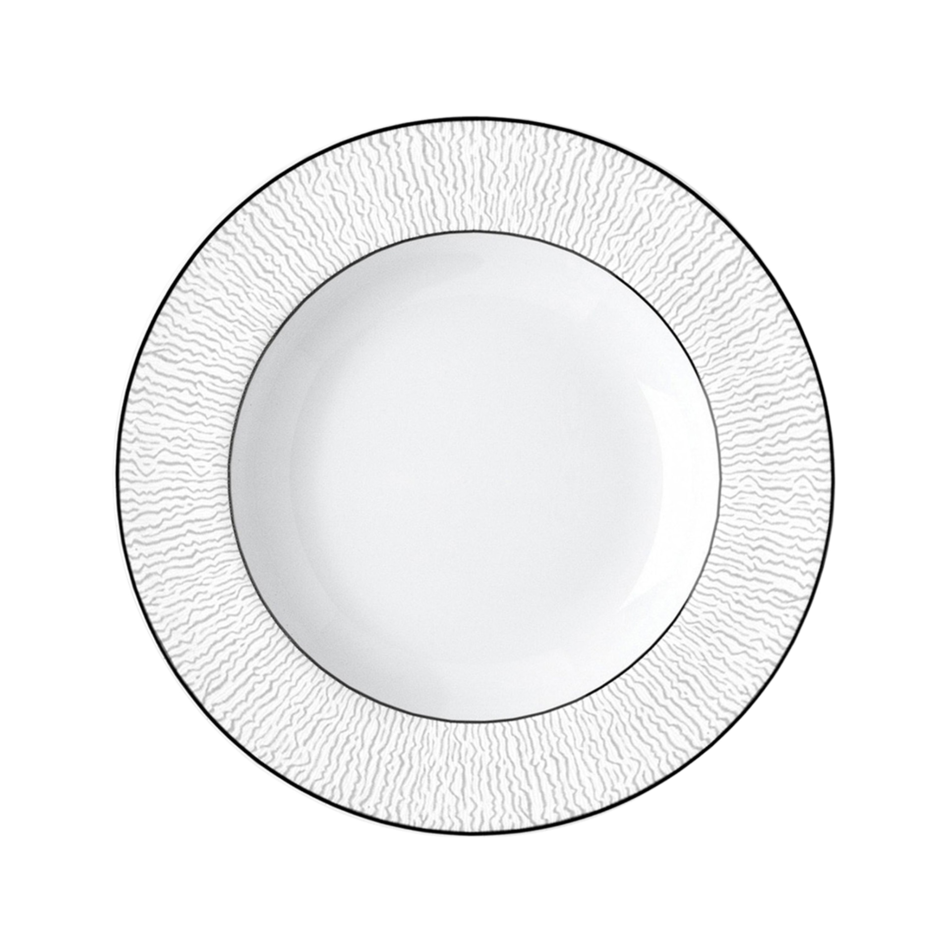 Bernardaud, Dune platine, Rim soup plate