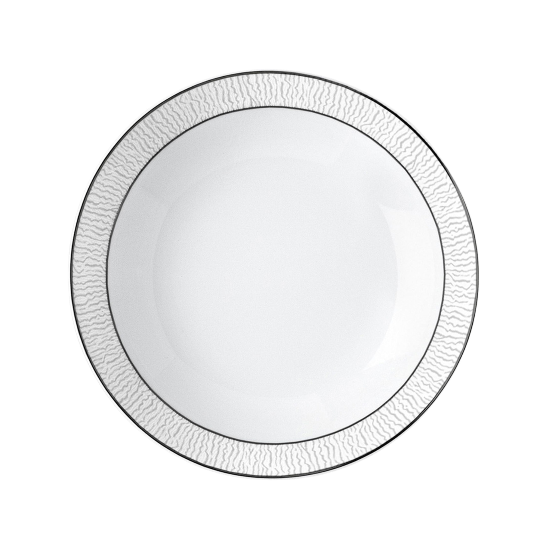 Bernardaud, Dune platine, Coupe soup plate