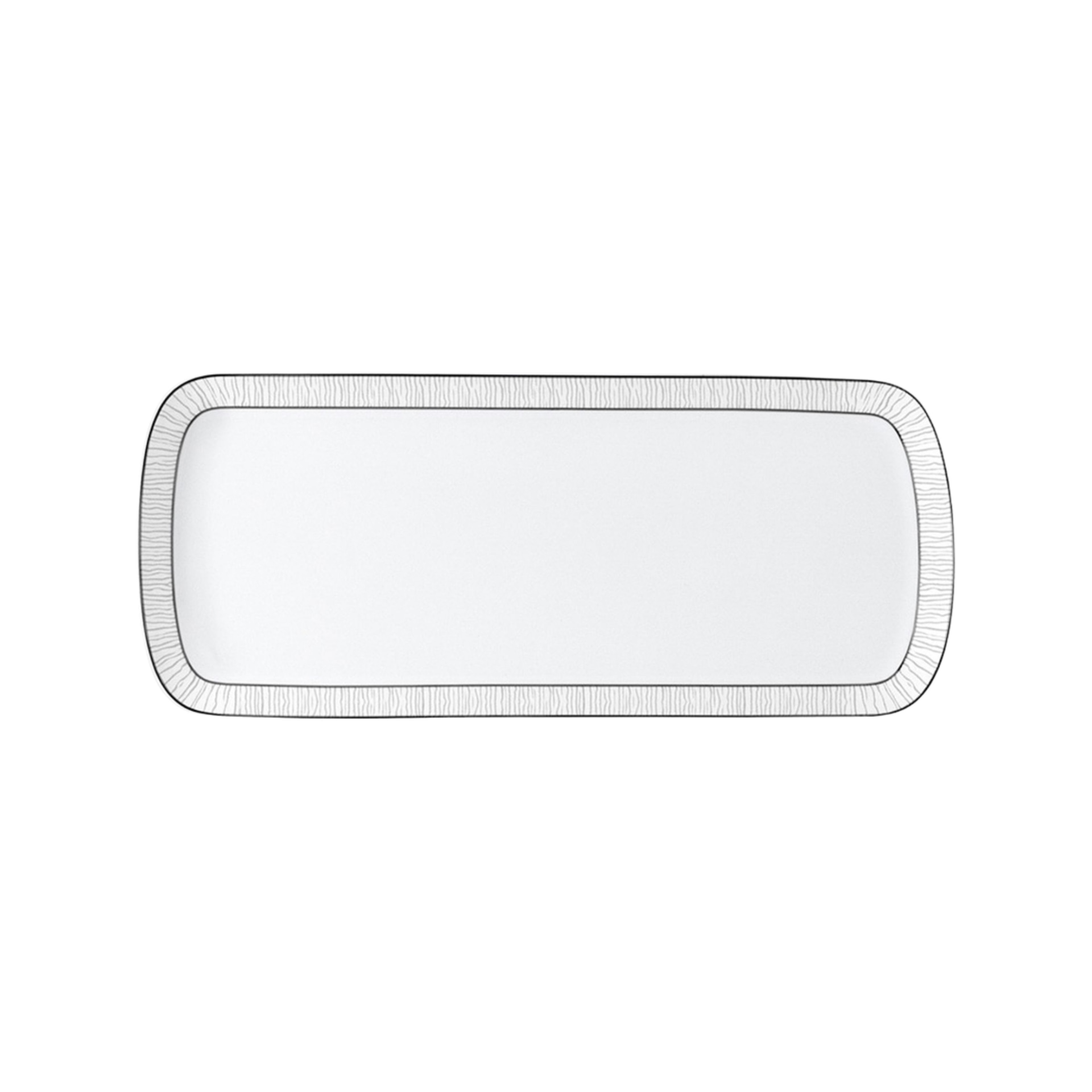Bernardaud, Dune platine, Rectangular cake platter
