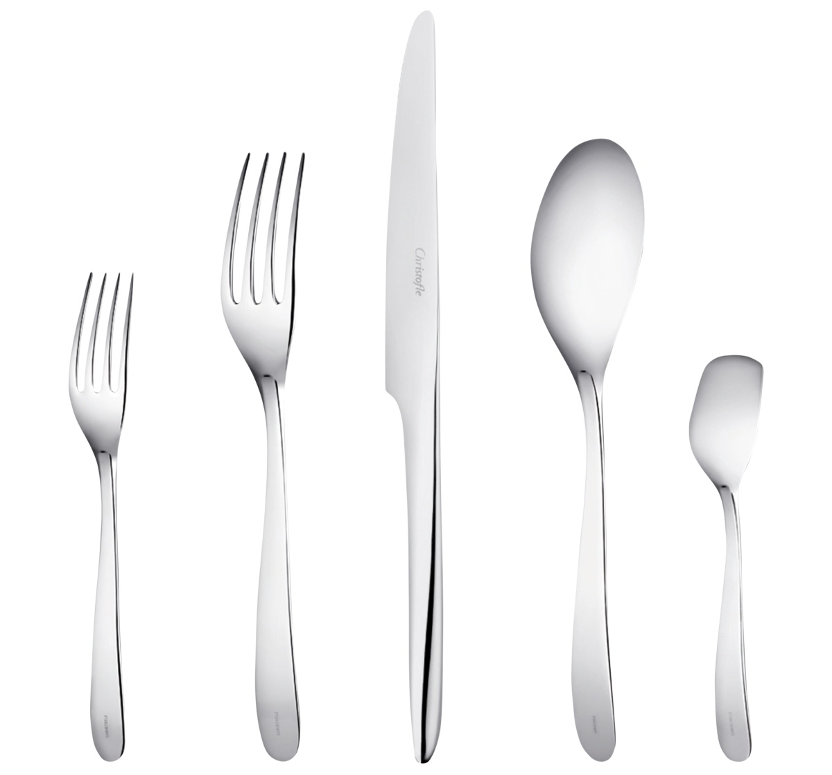 Christofle, L'âme de Christofle, stainless steel, Individual place settings (5 pieces)