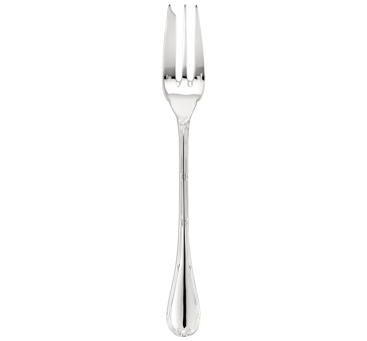 Christofle, Rubans, silver plated, Serving fork