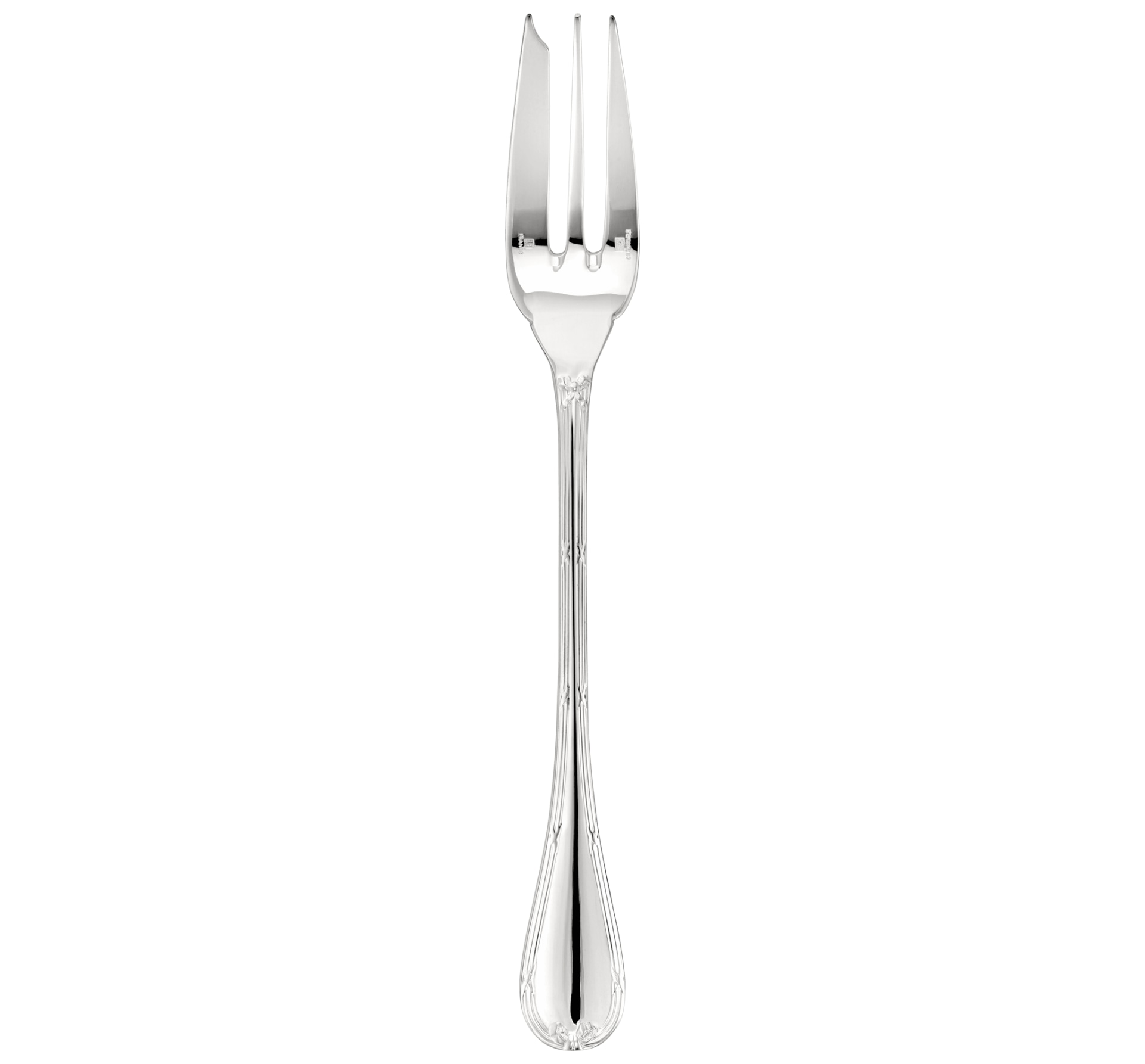 Christofle, Rubans, silver plated, Serving fork