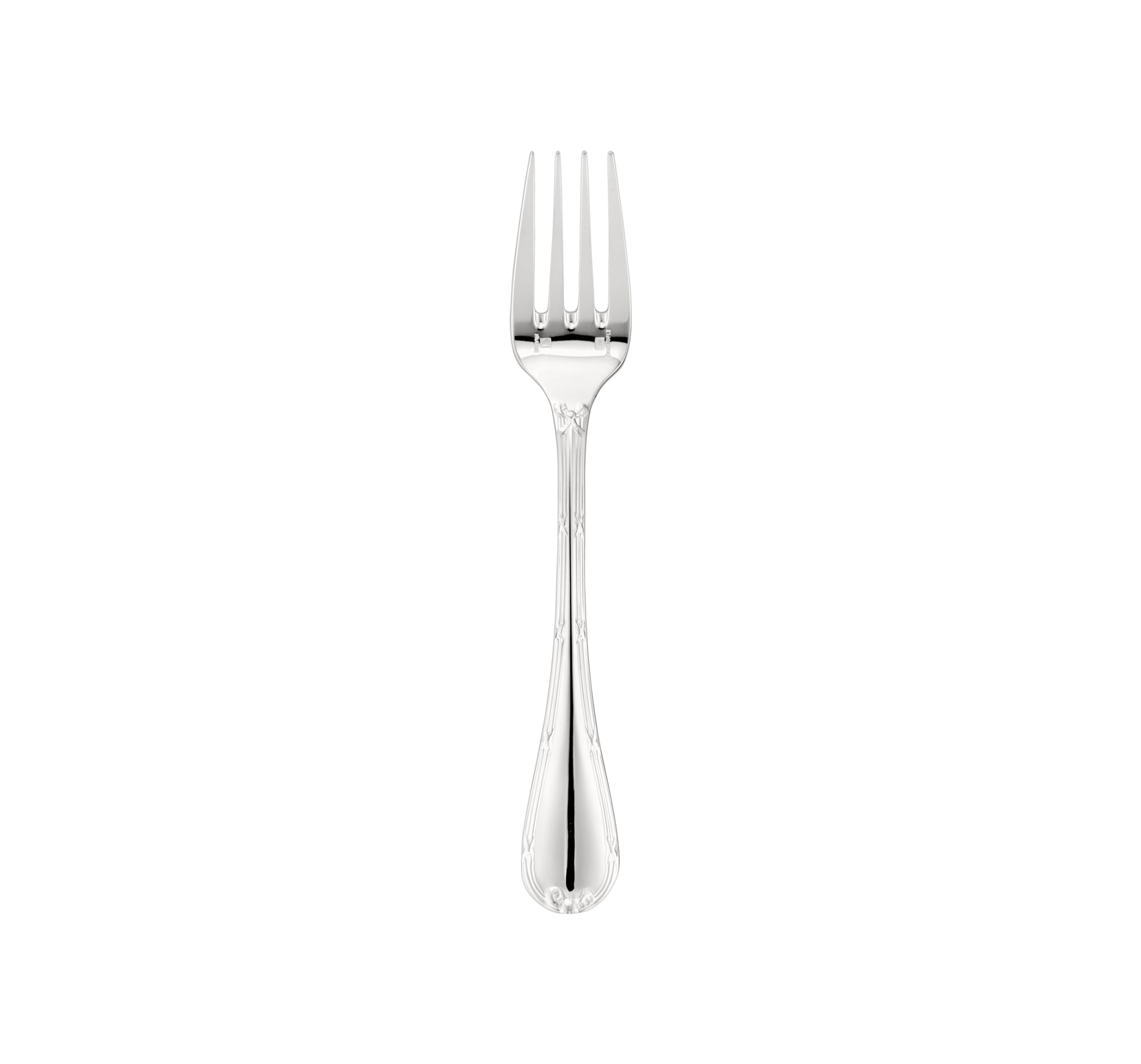 Christofle, Rubans, silver plated, Salad fork
