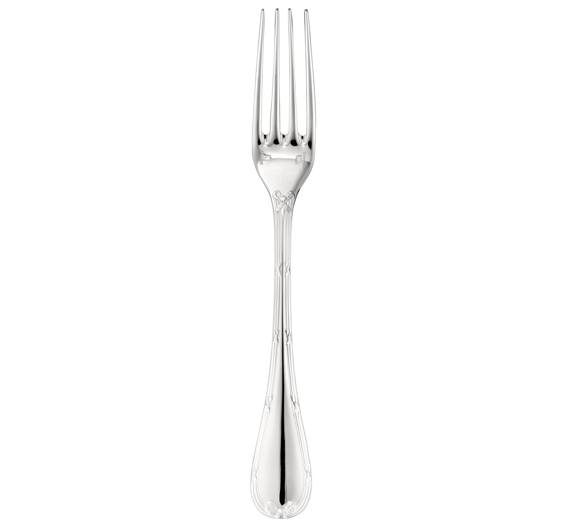 Christofle, Rubans, silver plated, Standard fork