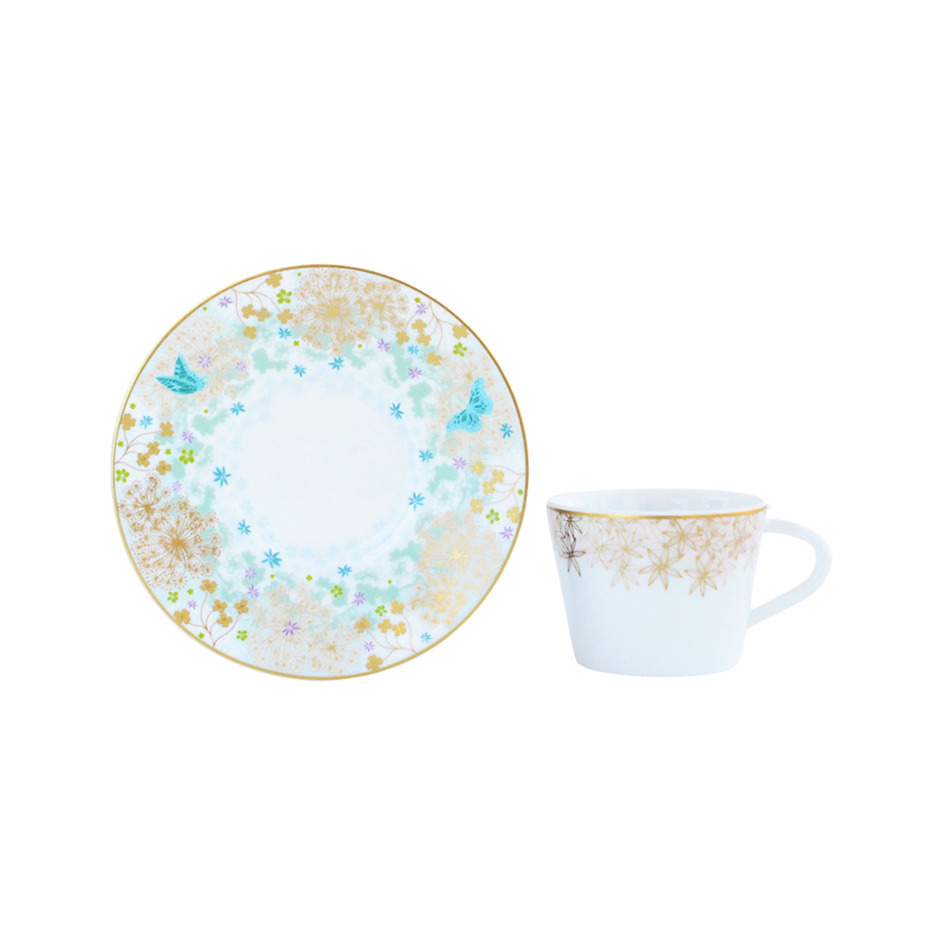 Bernardaud, Féerie, Coffee cup and saucer gift set