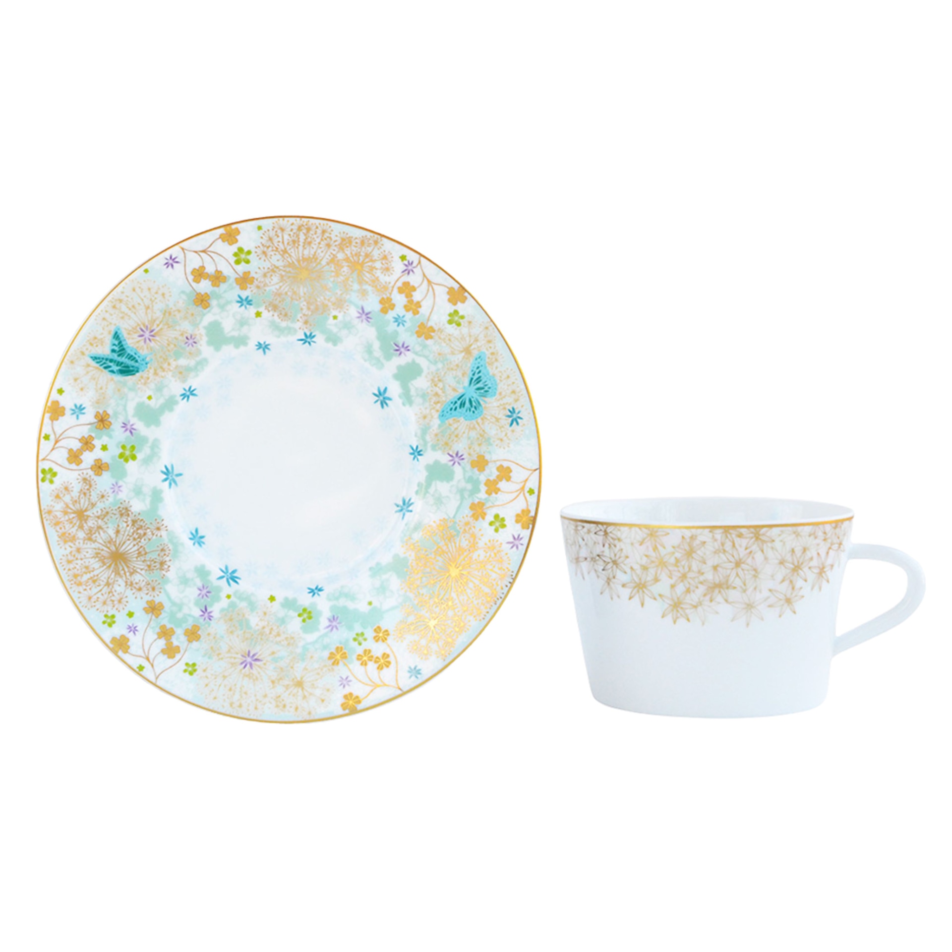 Bernardaud, Féerie, Tea cup and saucer gift set