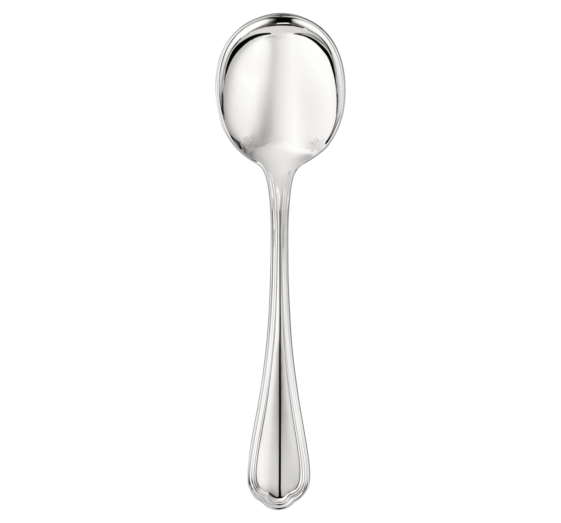 Christofle, Spatours, silver plated, Cream soup spoon