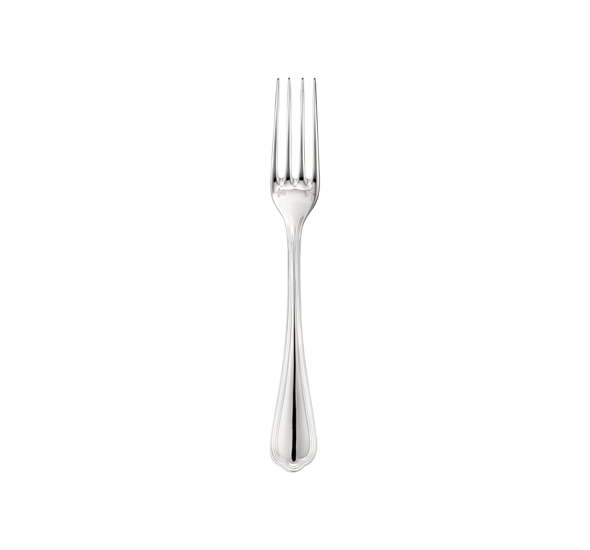 Christofle, Spatours, silver plated, Dessert fork