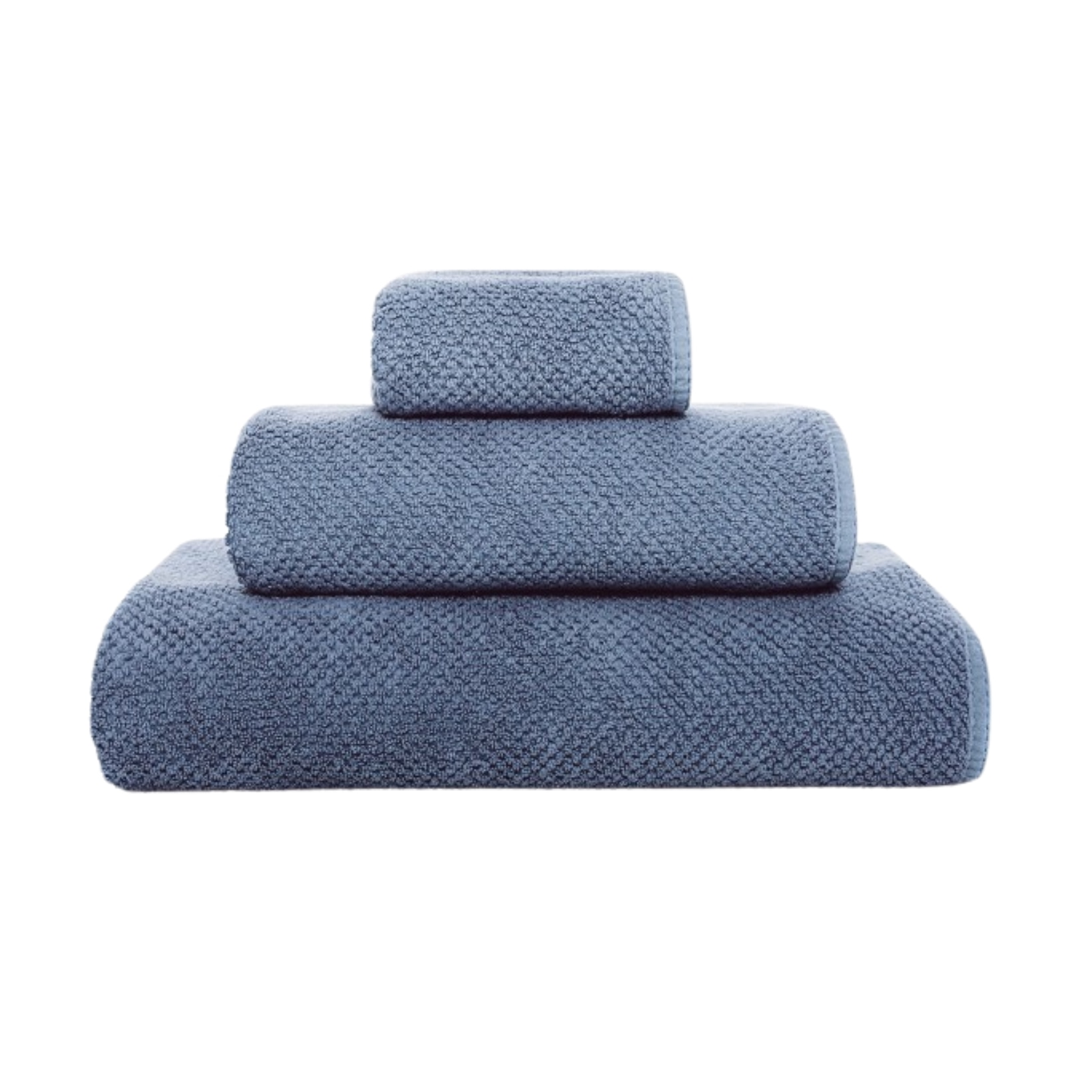 Graccioza, Bee Waffle towels, Euro guest towel, cobalt