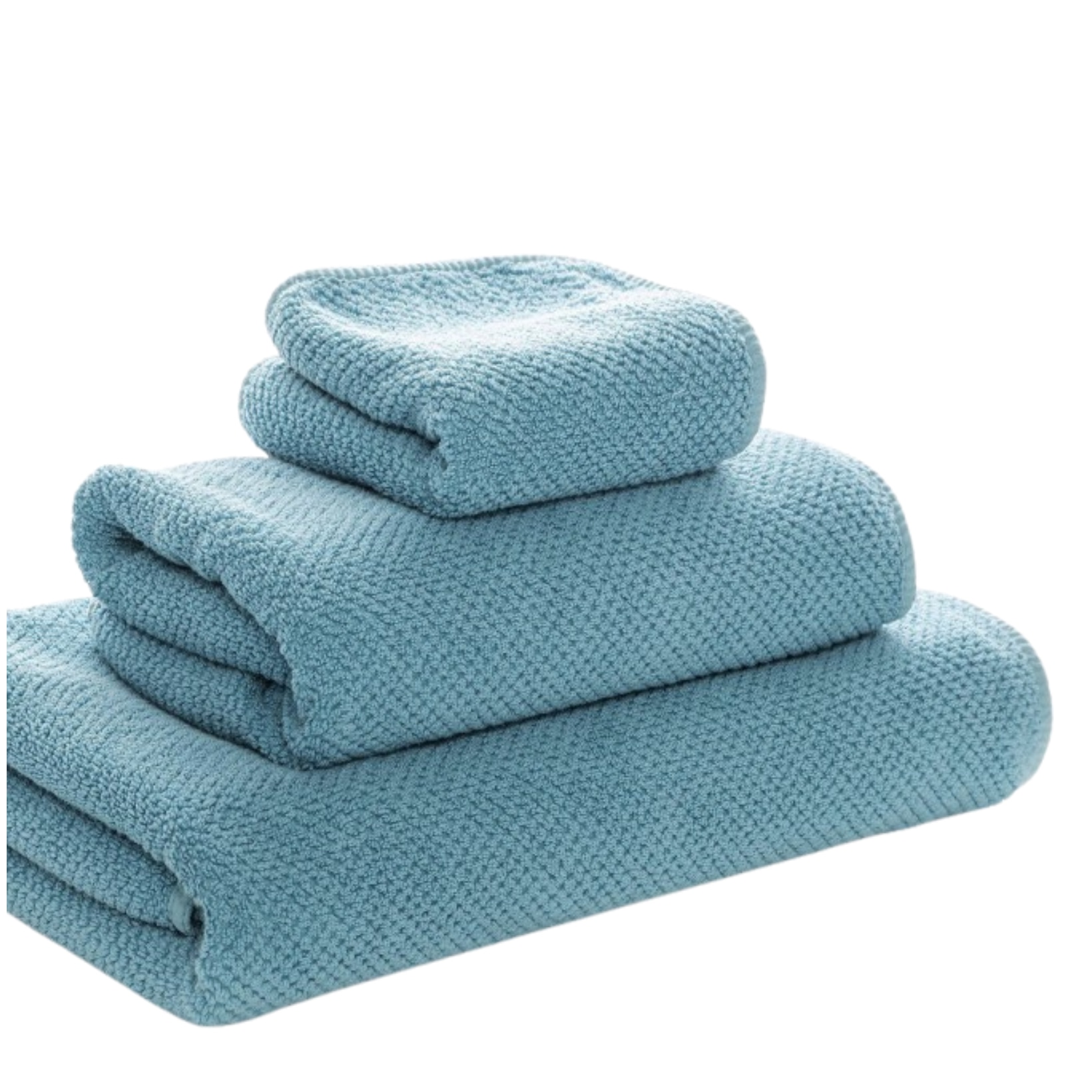 Graccioza, Bee Waffle towels, Euro guest towel, petrol