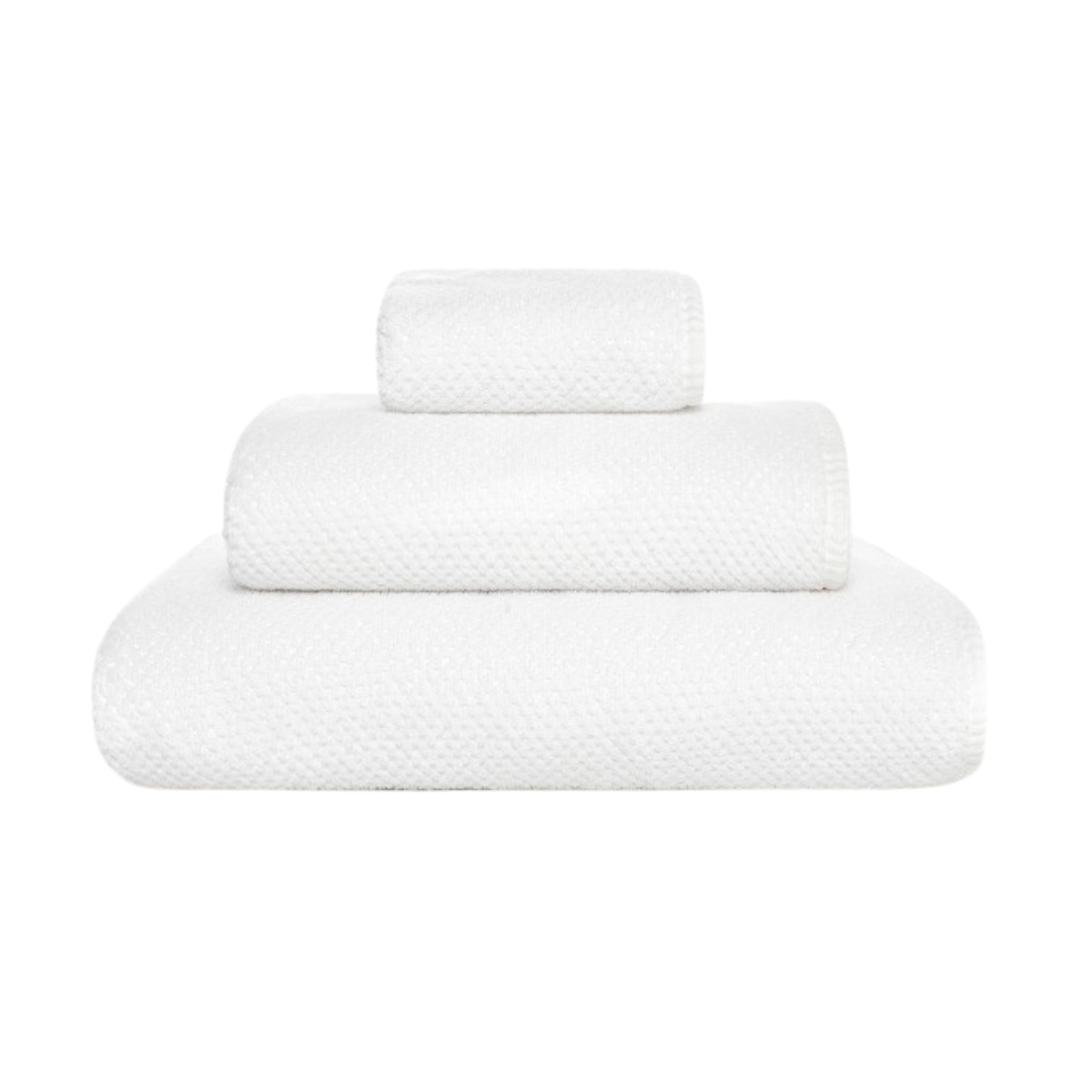 Graccioza, Bee Waffle towels, Euro guest towel, white