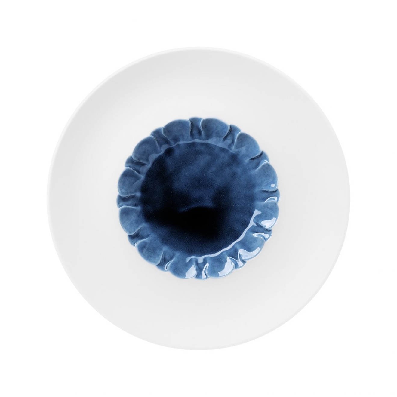 Hering Berlin, Evolution, Dinner plate, blue